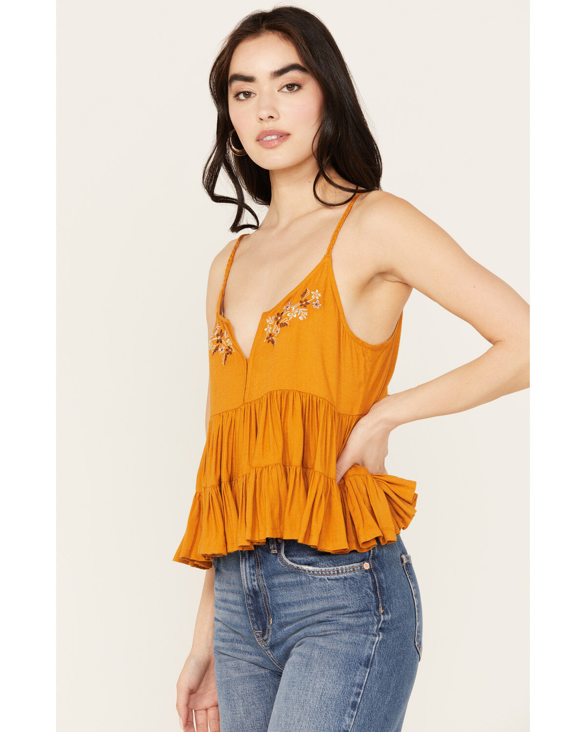 Patrons of Peace Women's Embroidered Bonita Tank Top