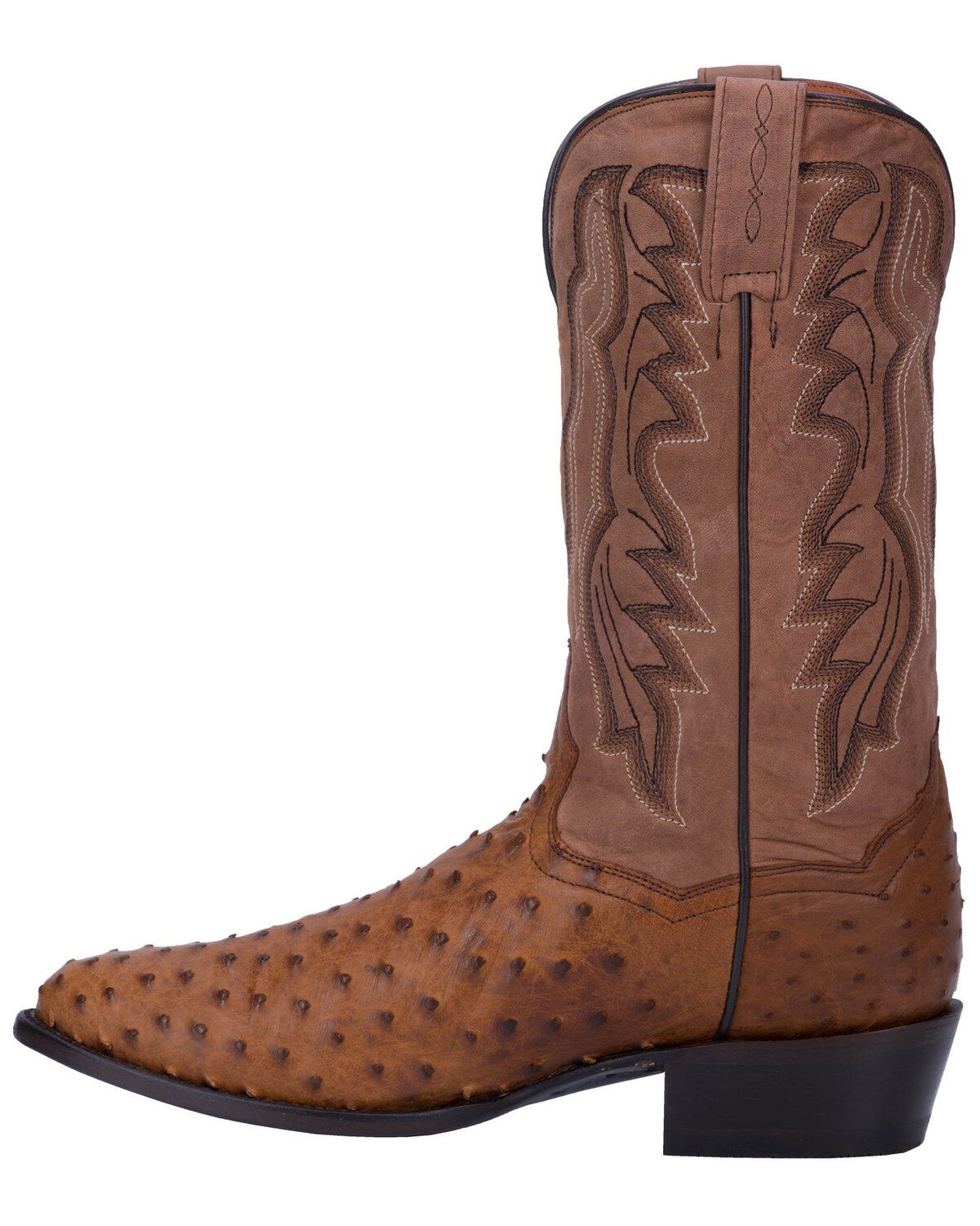 Dan Post Men's Full Quill Ostrich Tempe Western Boots