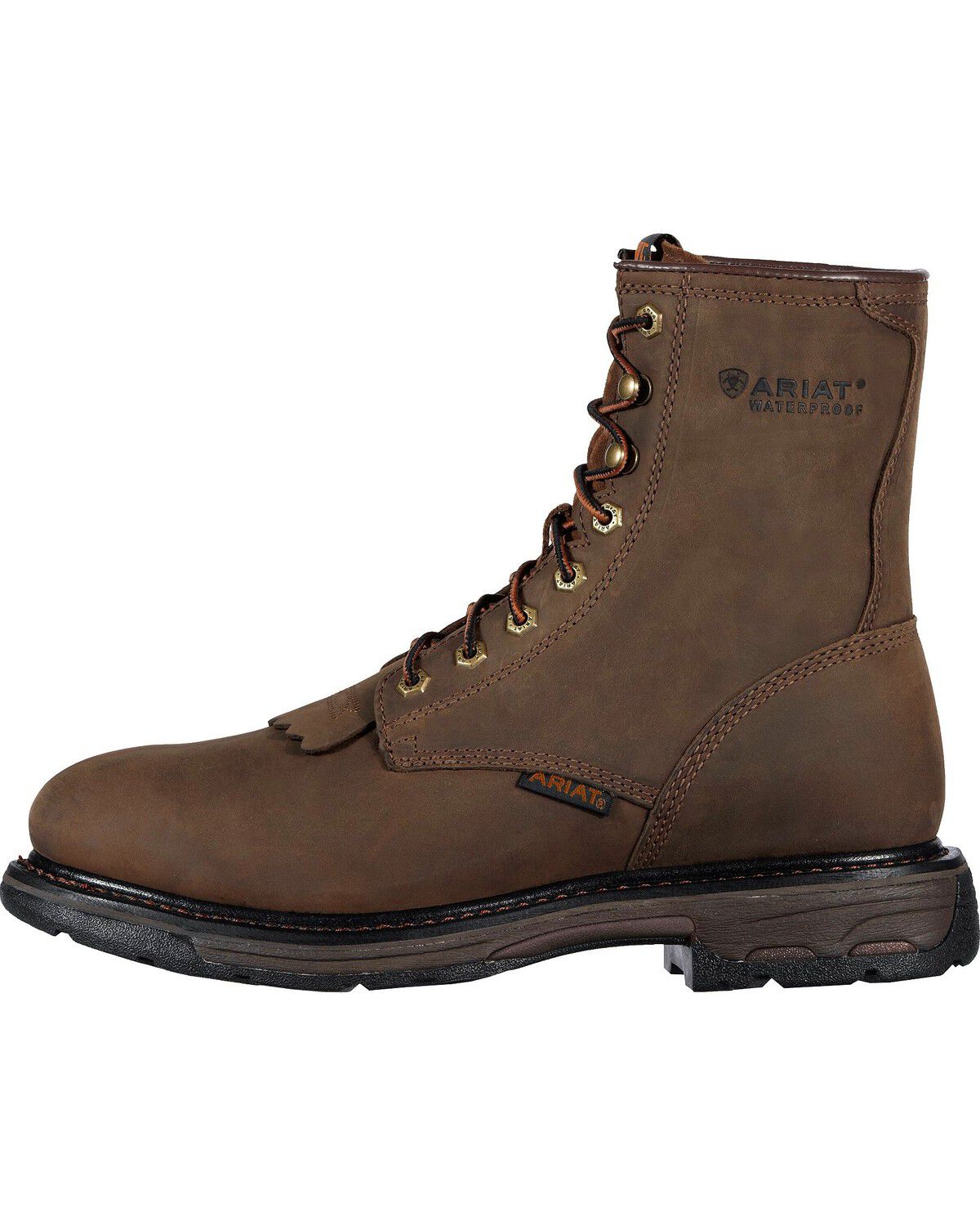 Ariat Men's WorkHog® H2O 8" Lace-Up Work Boots - Round Toe