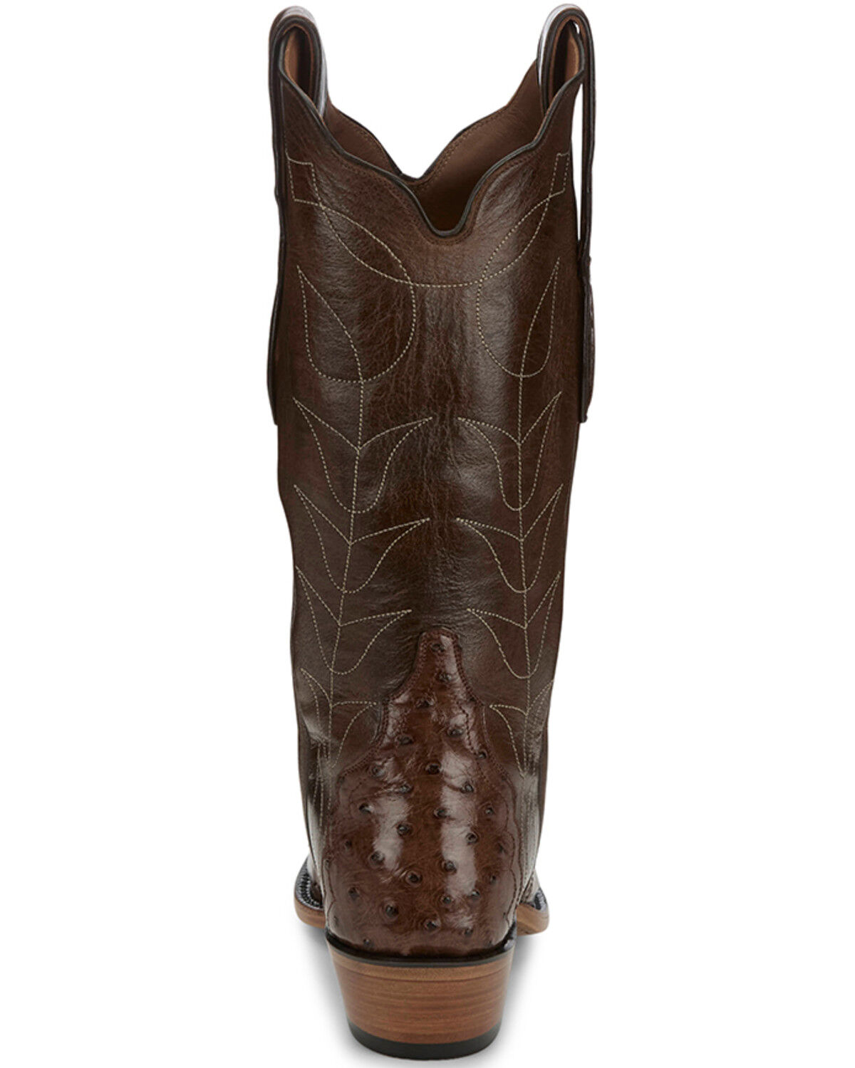 Tony Lama Women's Boot Barn Exclusive Kango Tobac Exotic Ostrich Western Boots - Snip Toe