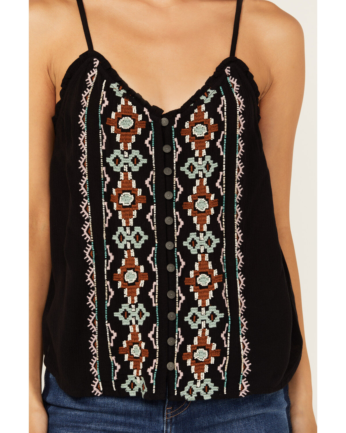 Shyanne Women's Southwestern Beaded Cami