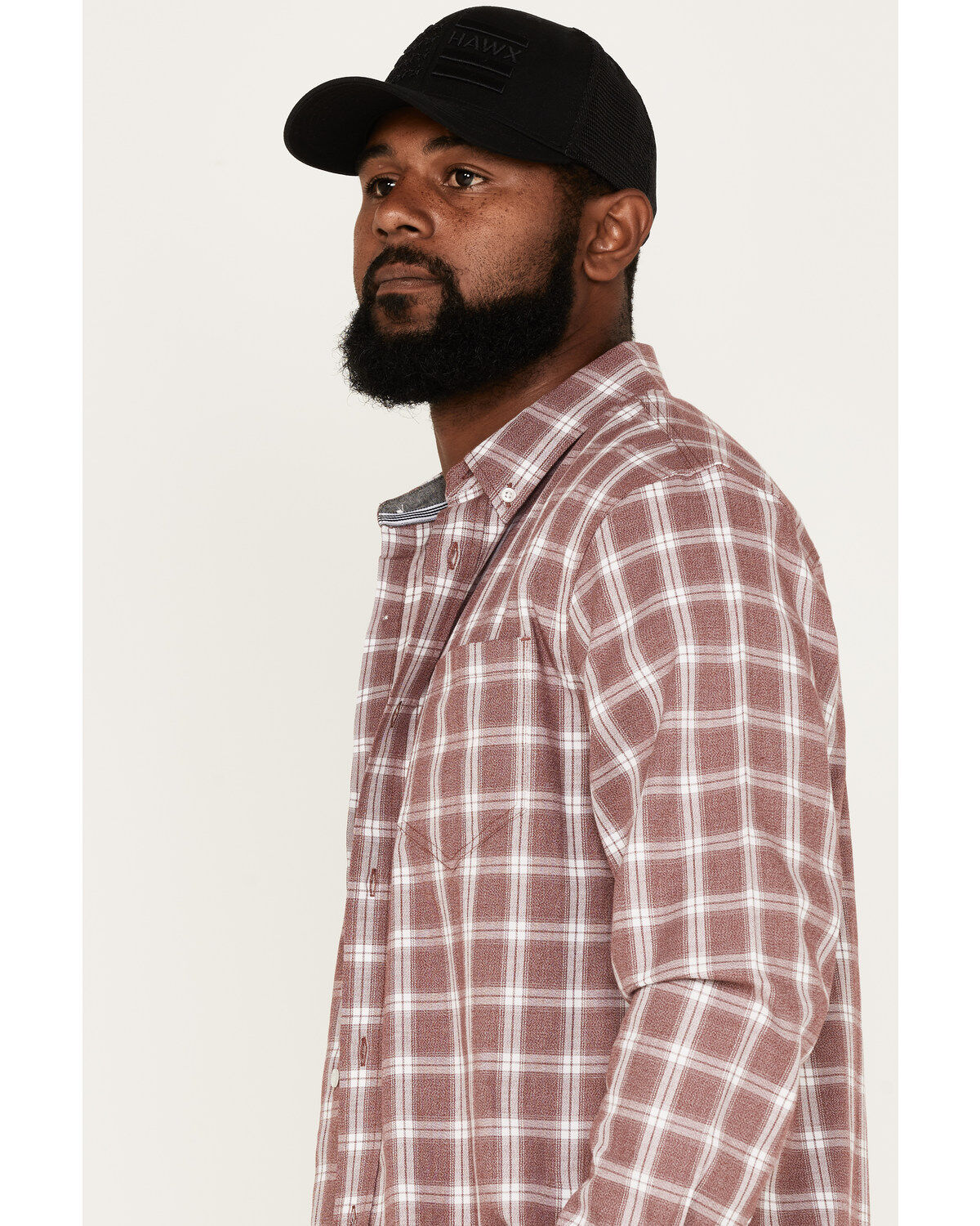 Cody James Men's Montana Plaid Print Long Sleeve Button Down Shirt