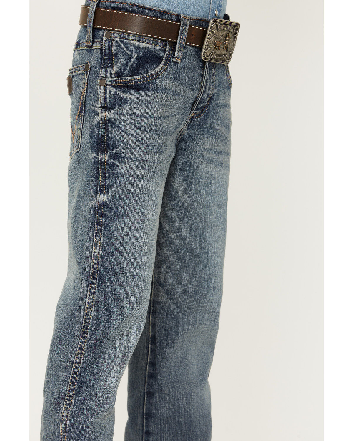 Wrangler Boys' Greeley Relaxed Bootcut Jeans