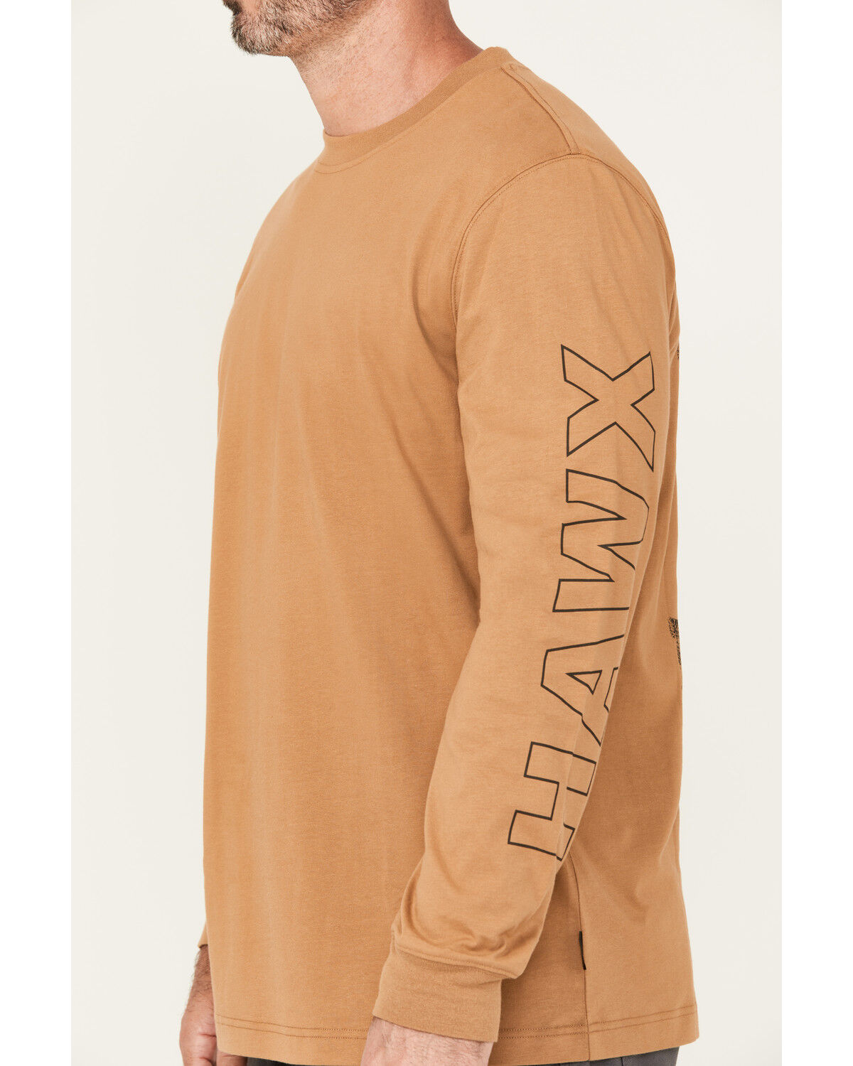 Hawx Men's To The Bone Long Sleeve Graphic Work T-Shirt