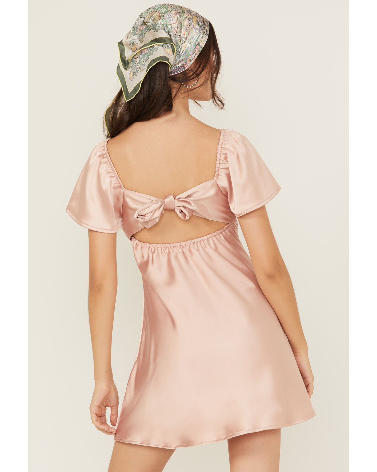 Originality Women's Emma Satin Mini Dress