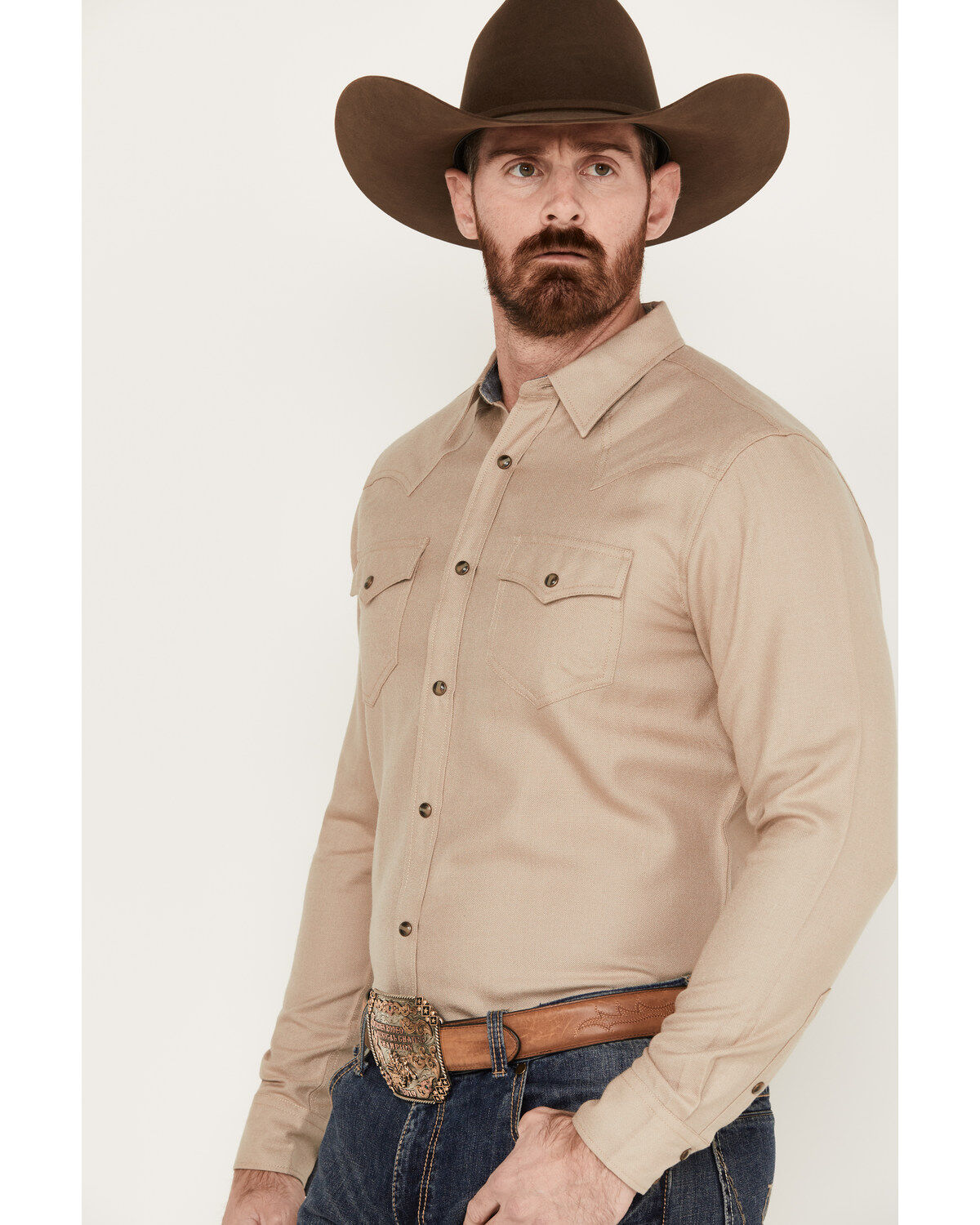 Cody James Men's Wooly Mammoth Western Long Sleeve Shirt