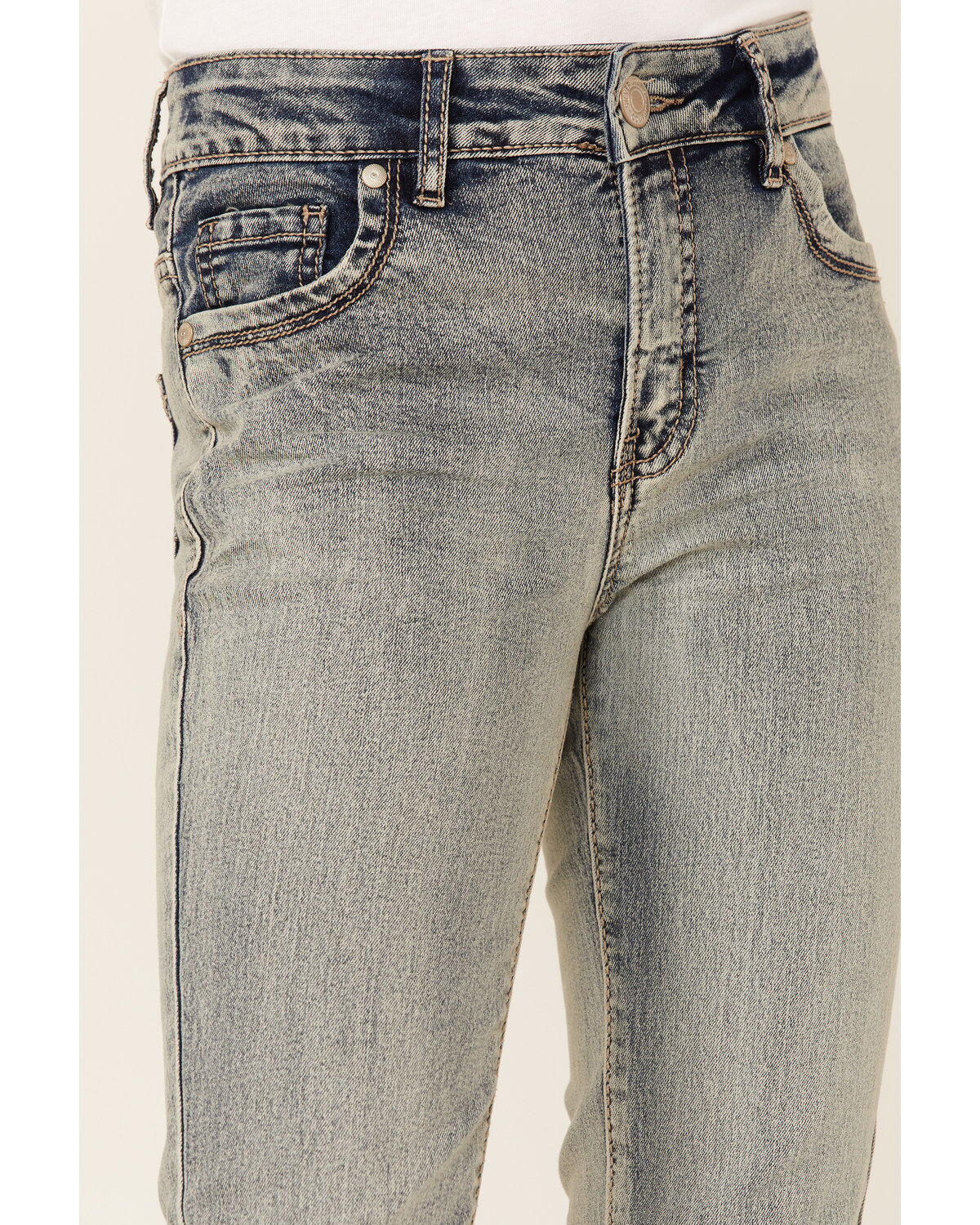 Silver Girls' Tammy Bleach Wash Bootcut Jeans