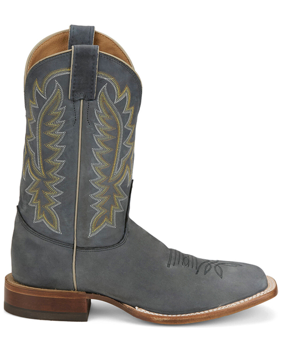 Justin Men's Rancho Western Boots - Broad Square Toe