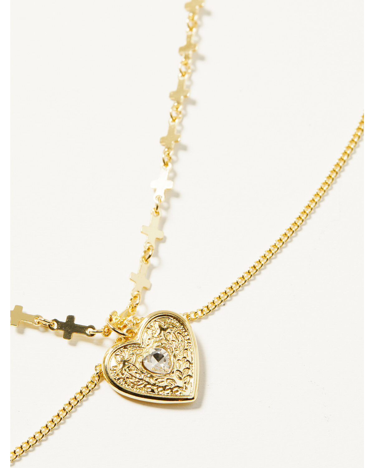 Shyanne Women's Heart Cross Necklace
