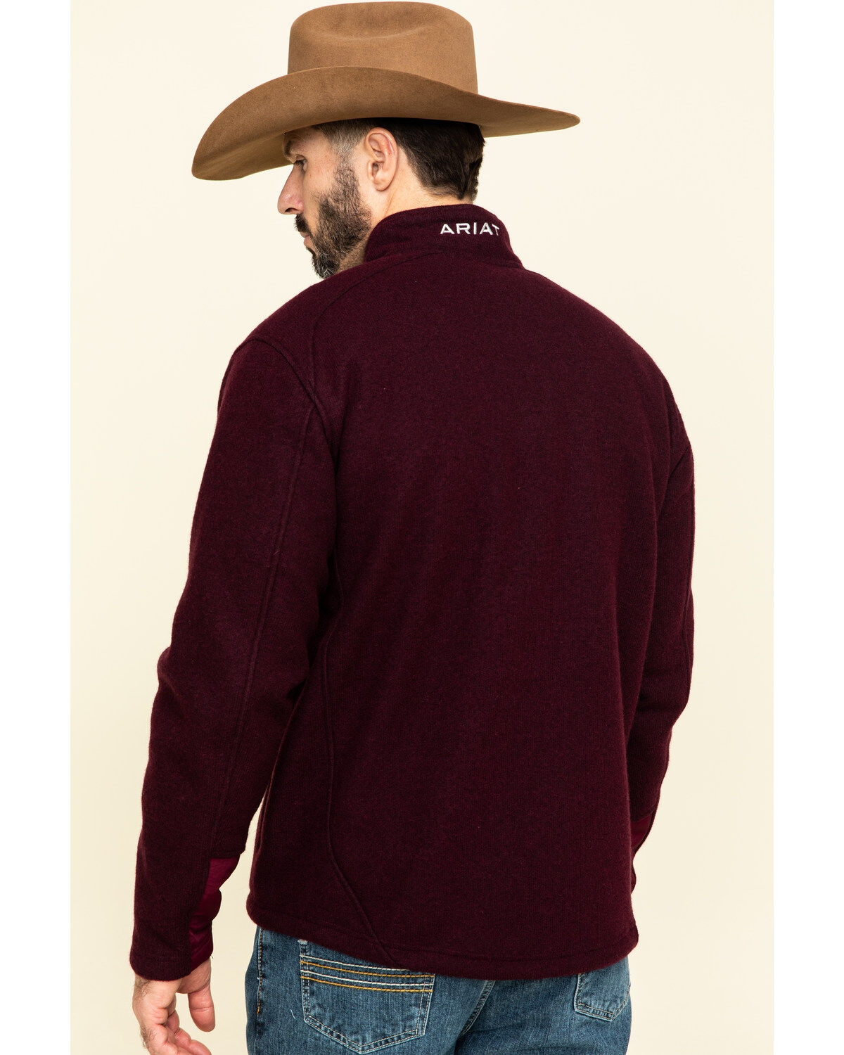 Ariat Men's Malbec Heather Bowdrie Bonded Full Zip Front Jacket