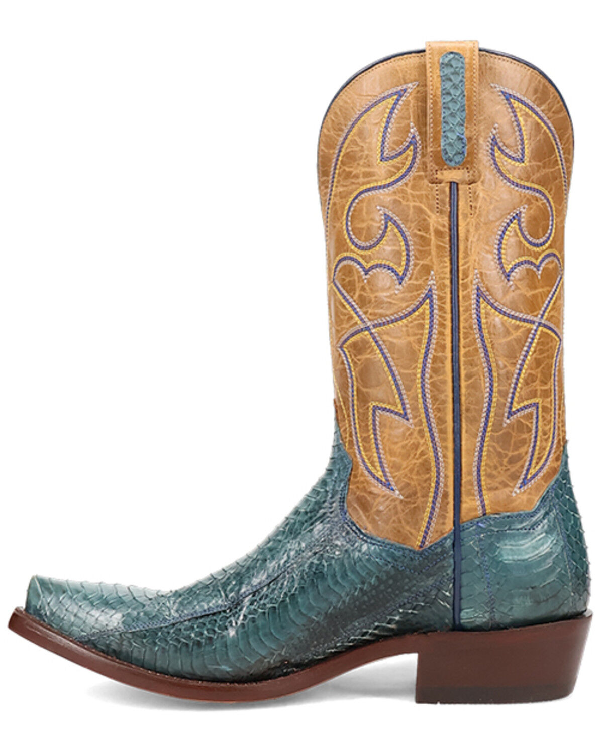 Dan Post Men's Exotic Snake Western Boots - Snip Toe
