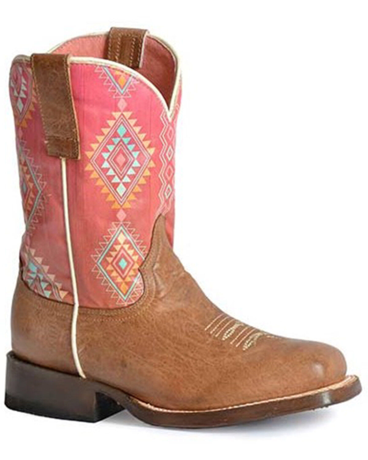 Roper Boys' Dakota Western Boots - Broad Square Toe