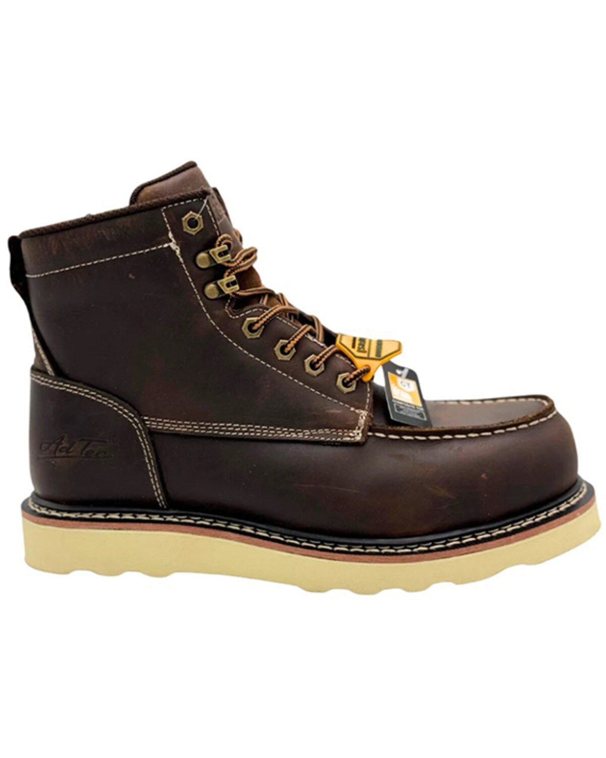 AdTec Men's 6" Rancho Moc Work Boots - Soft Toe