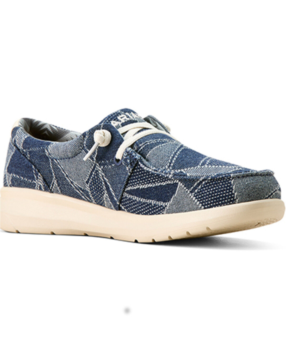 Ariat Women's Hilo Denim Print Casual Shoes - Moc Toe