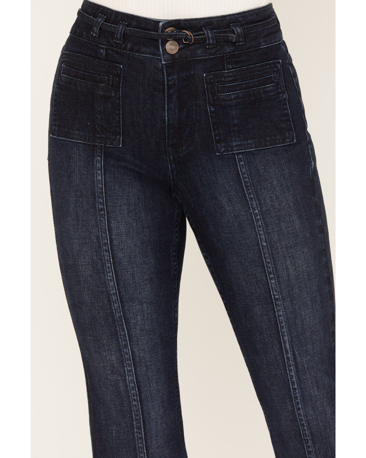 Shyanne Women's Dark Wash Trouser Jeans