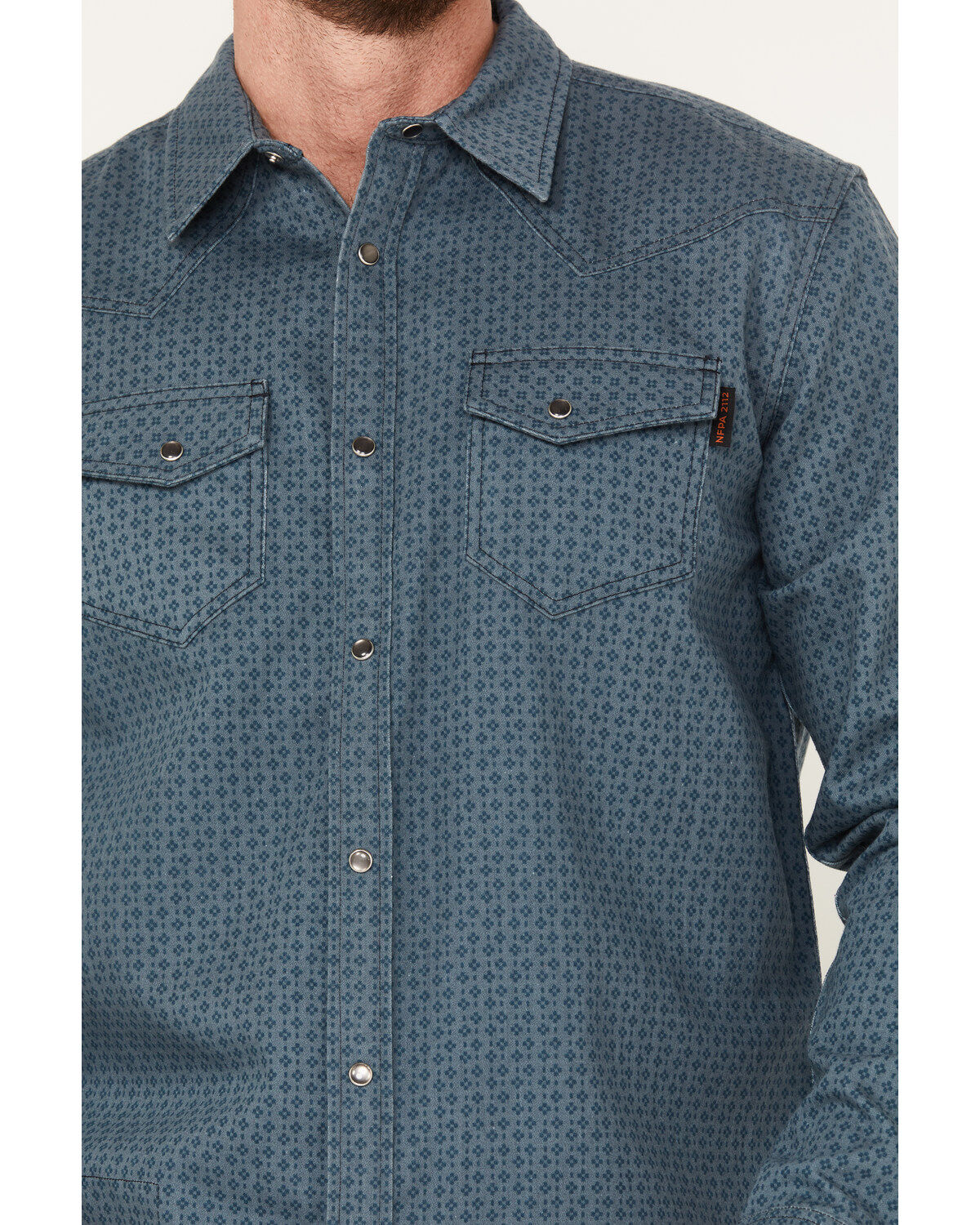 Cody James Men's FR Long Sleeve Pearl Snap Work Shirt