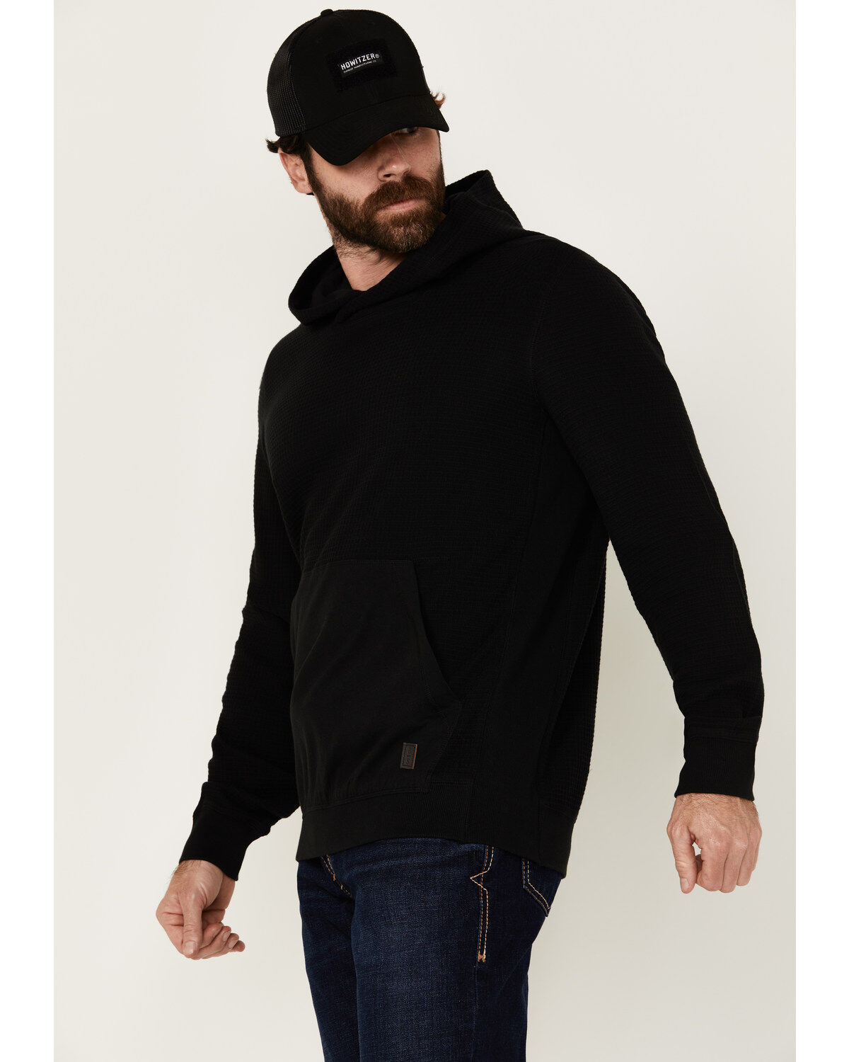 Brothers and Sons Men's Vander Solid Hooded Sweatshirt