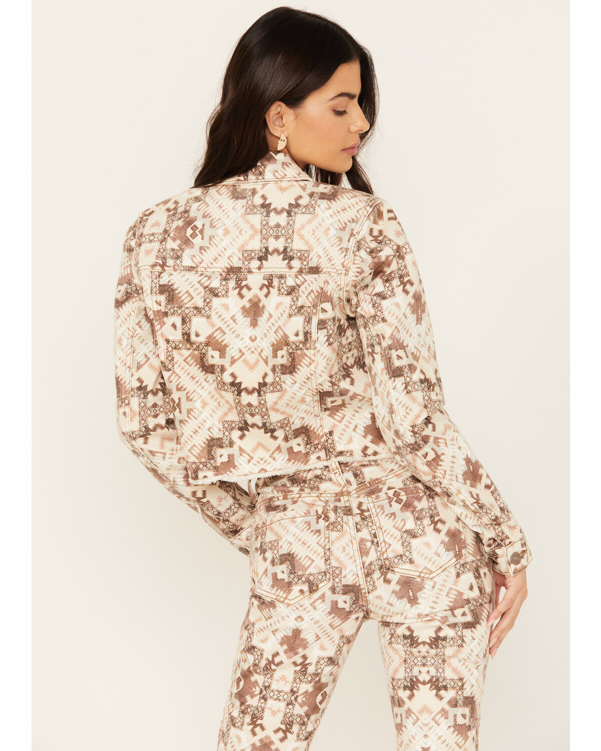 Shyanne Women's Southwestern Printed Cropped Jacket