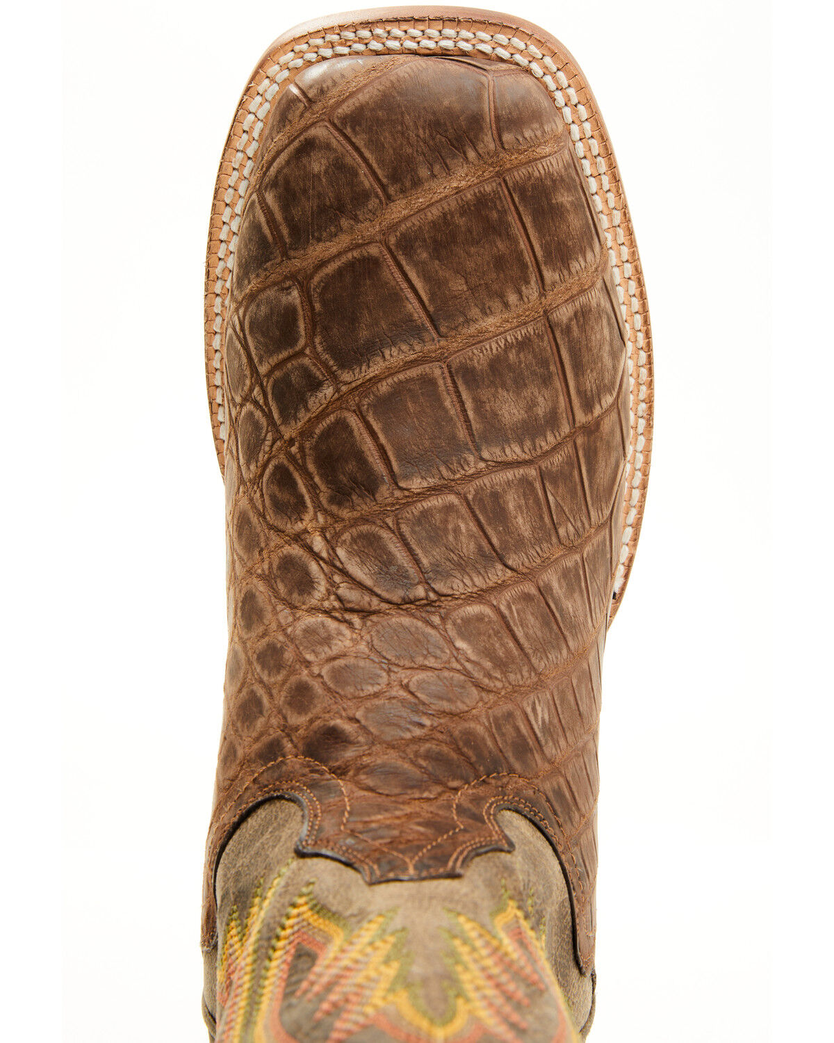 El Dorado Men's Exotic Alligator Western Boots - Broad Square Toe