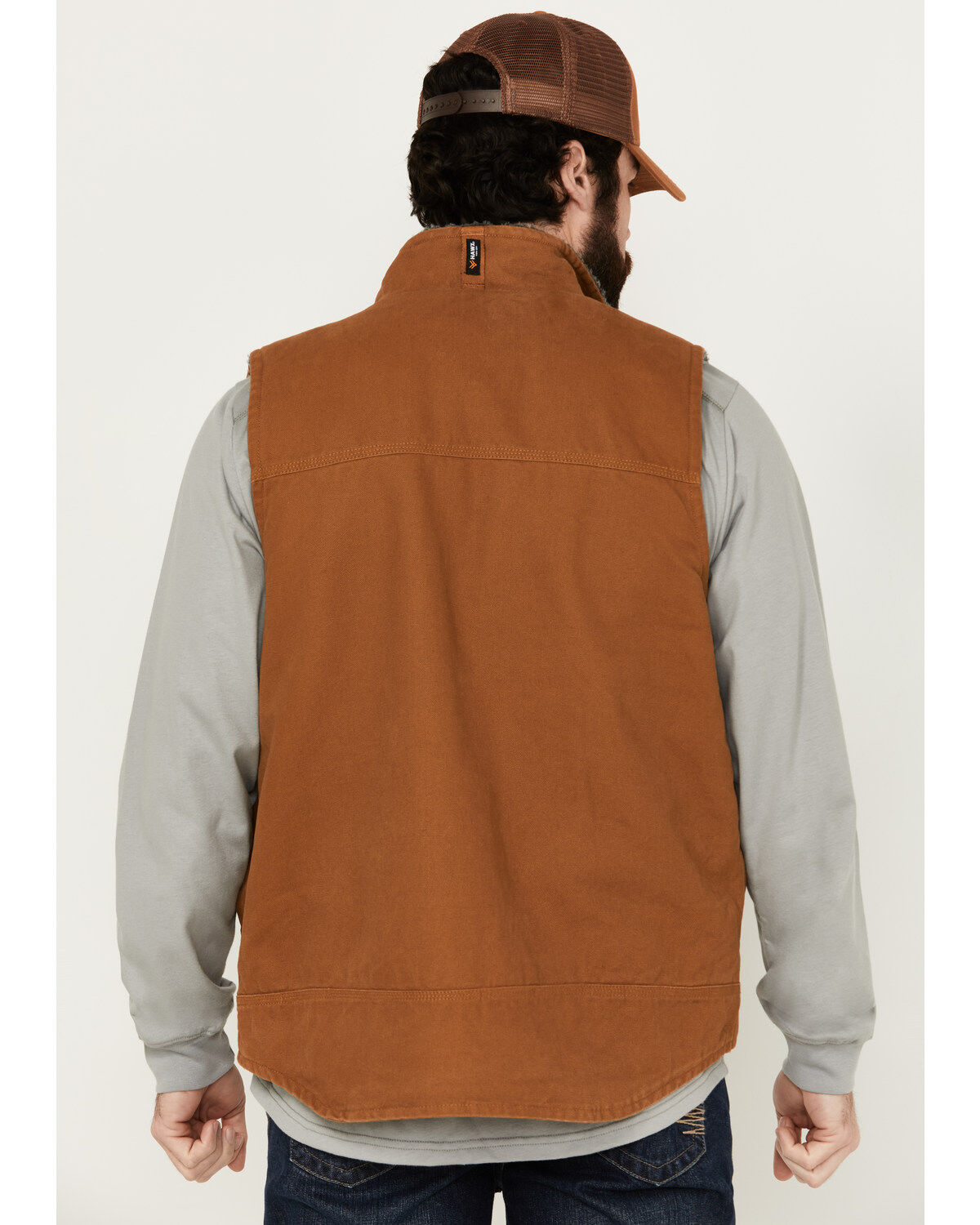 Hawx Men's Browder Weathered Duck Work Vest