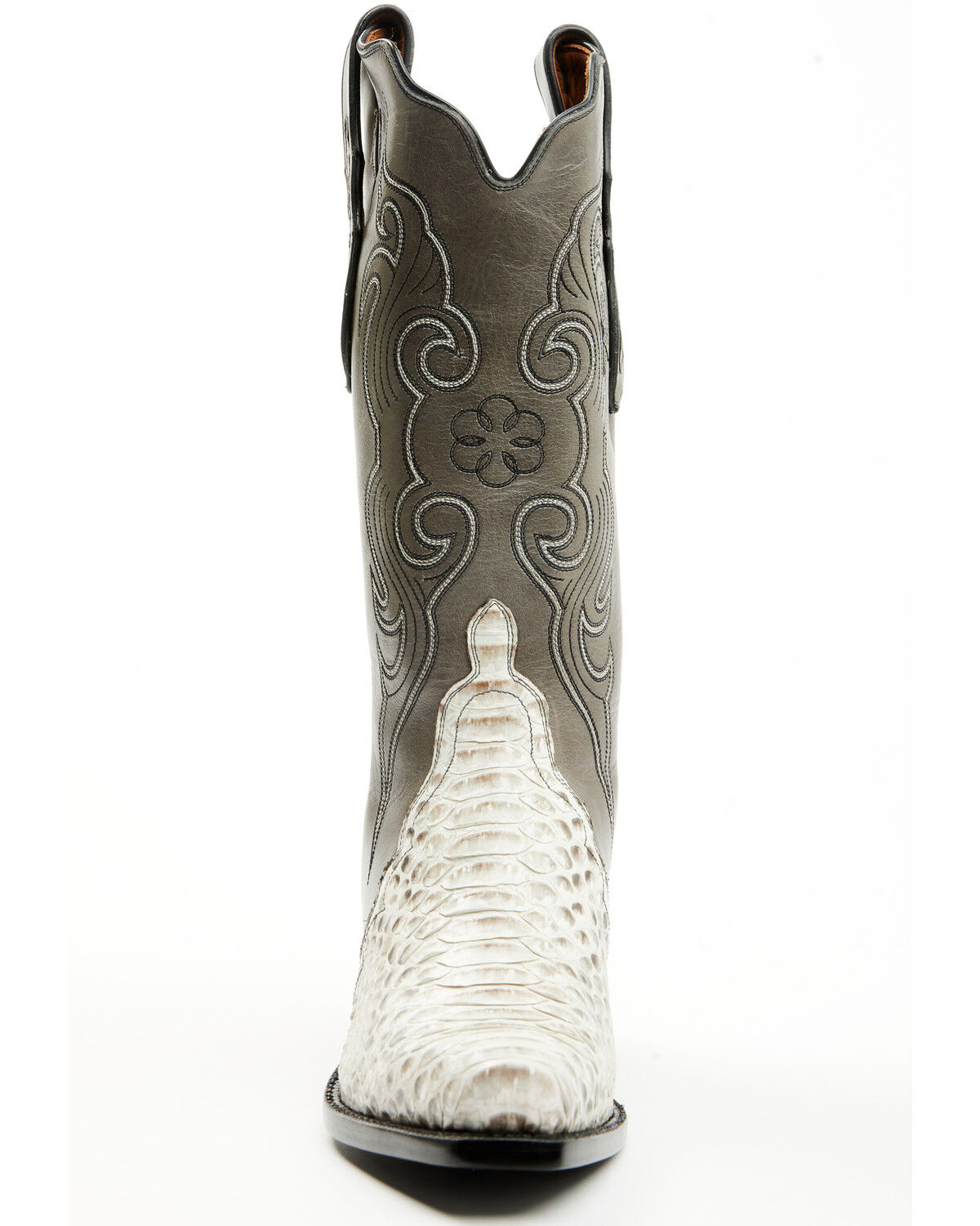 Tony Lama Women's Boot Barn Exclusive Exotic Python Tall Western Boots - Snip Toe