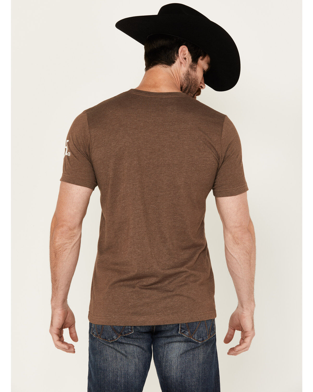 Red Dirt Hat Men's Copper Southwestern Print Logo Short Sleeve Graphic T-Shirt
