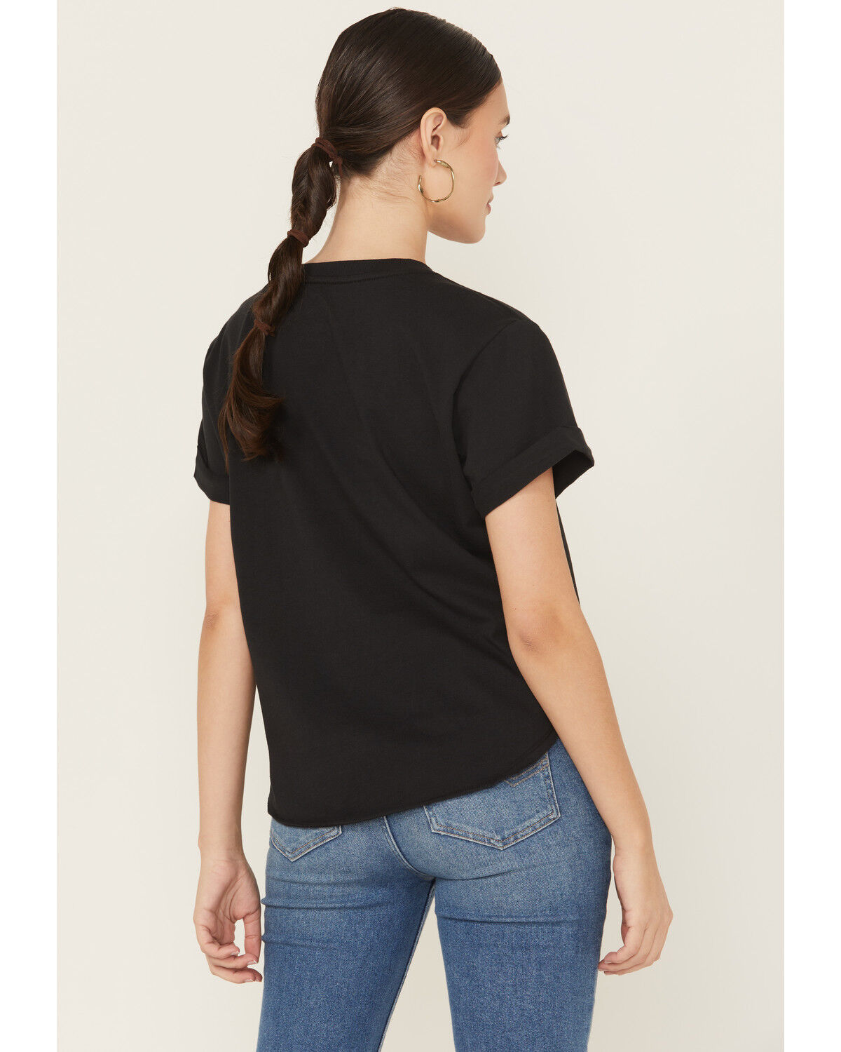 Idyllwind Women's Studded Bull Skull Short Sleeve Graphic Tee