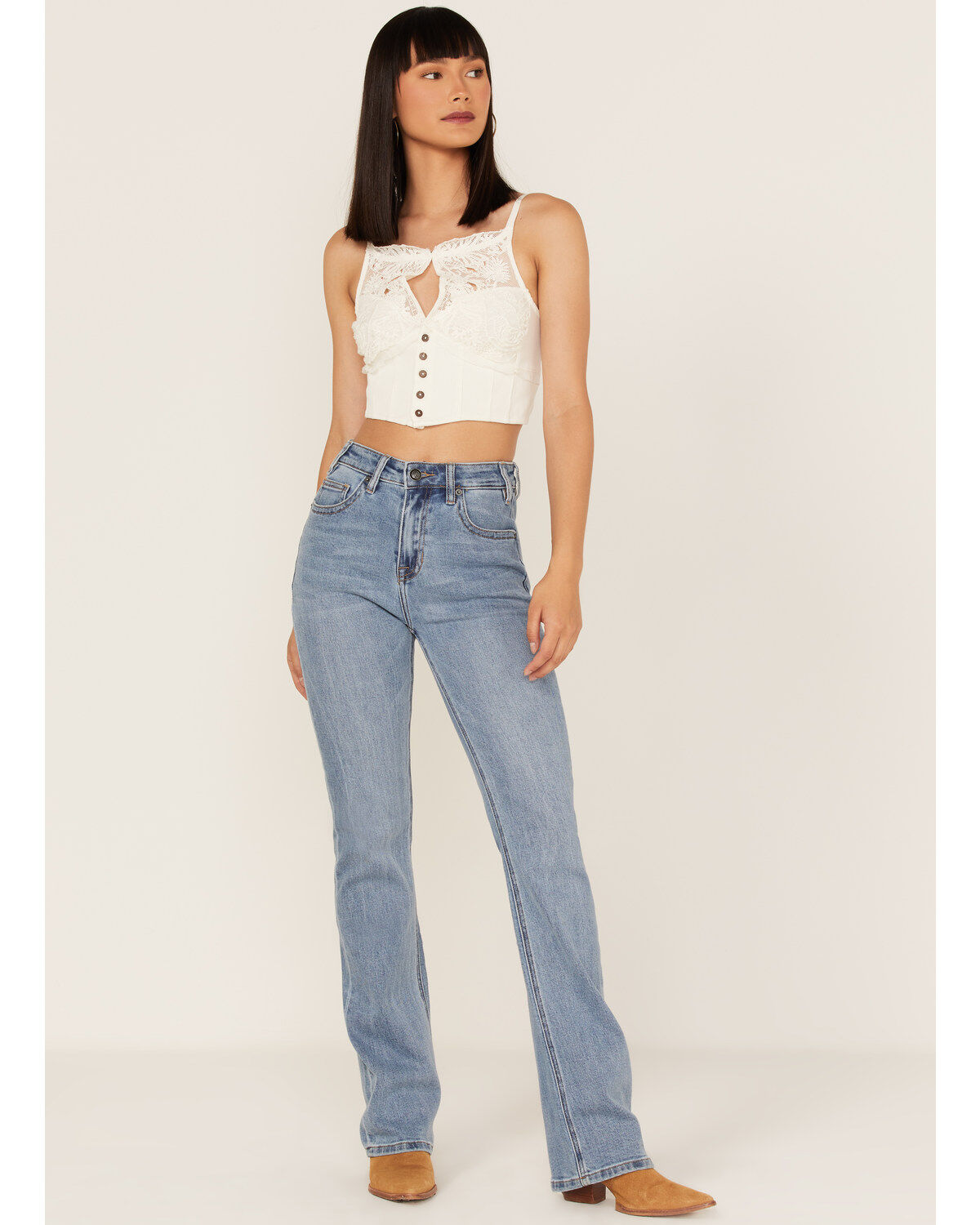 Free People Women's Have My Heart Cropped Tank Top
