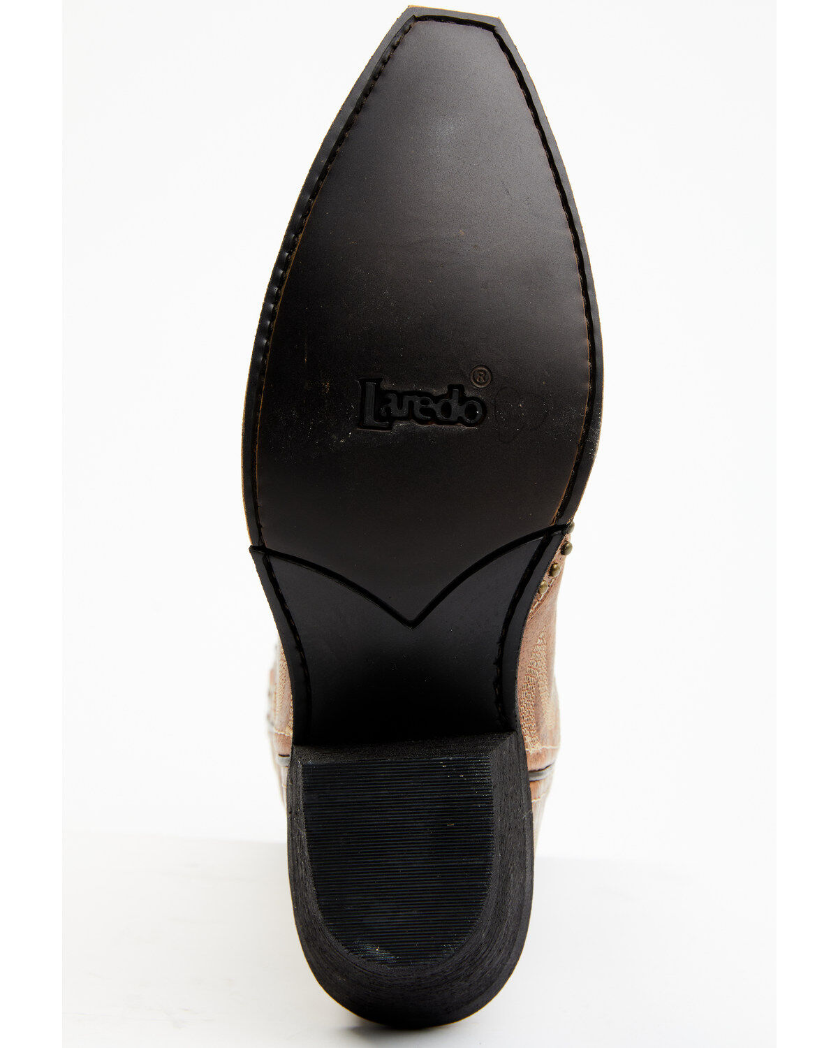 Laredo Women's Braylynn Studded Leather Western Performance Boots - Snip Toe