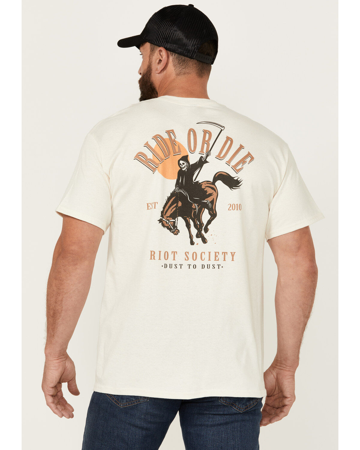 Riot Society Men's Boot Barn Exclusive Rodeo Reaper Short Sleeve Graphic T-Shirt