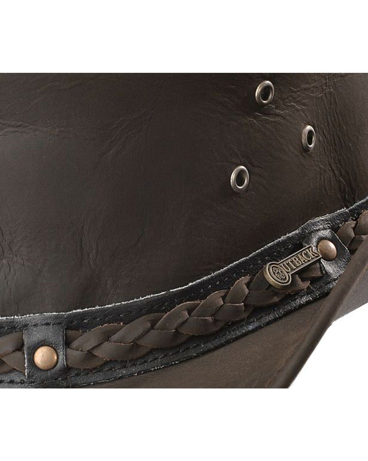 Outback Trading Men's Wagga Wagga Leather Hat