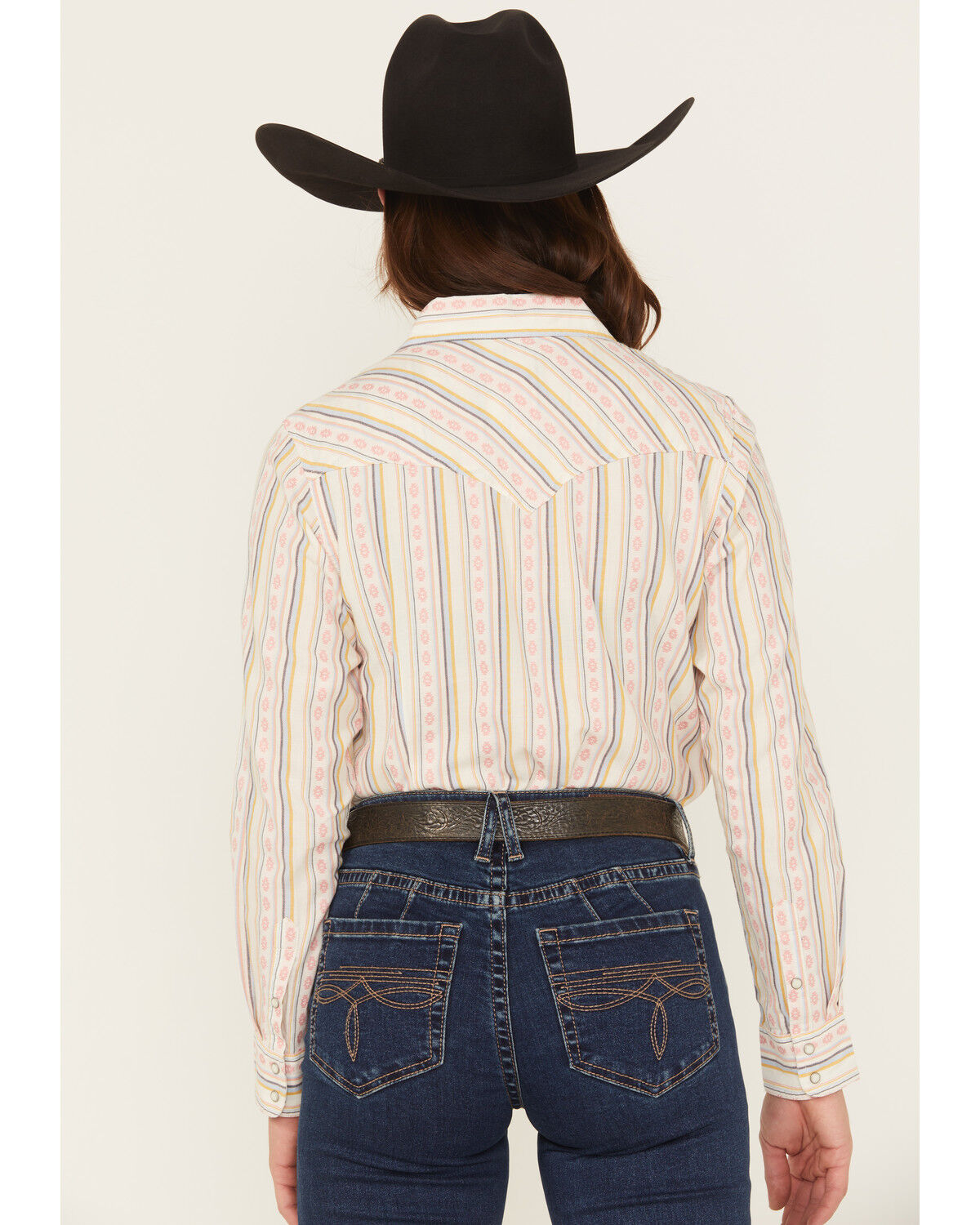 Ariat Women's Alyssa Wallpaper Print Long Sleeve Snap Western Shirt