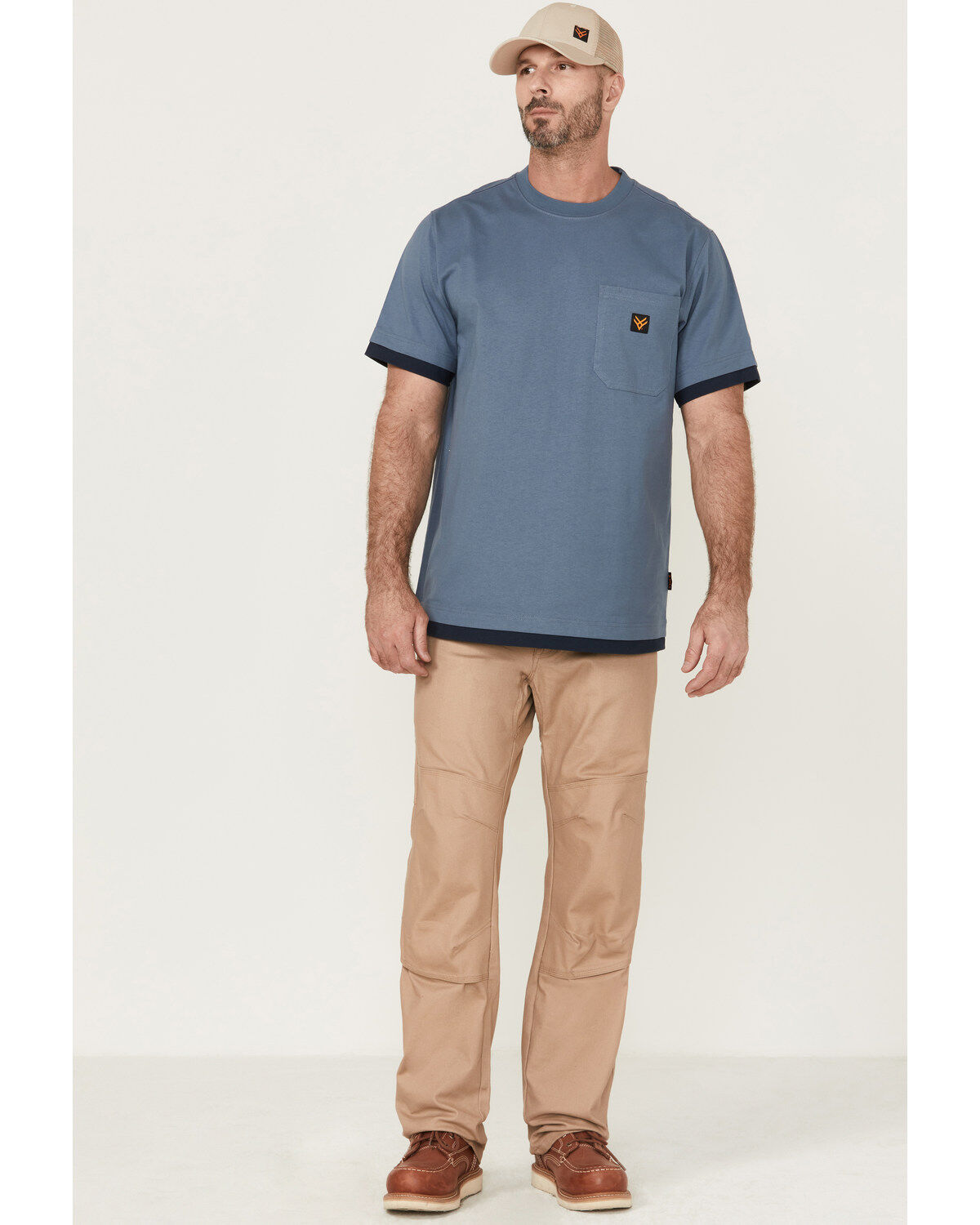 Hawx Men's Layered Work Pocket T-Shirt
