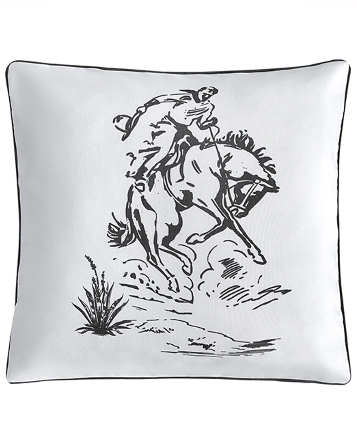 HiEnd Accents Ranch Life Bronc Rider Pillow