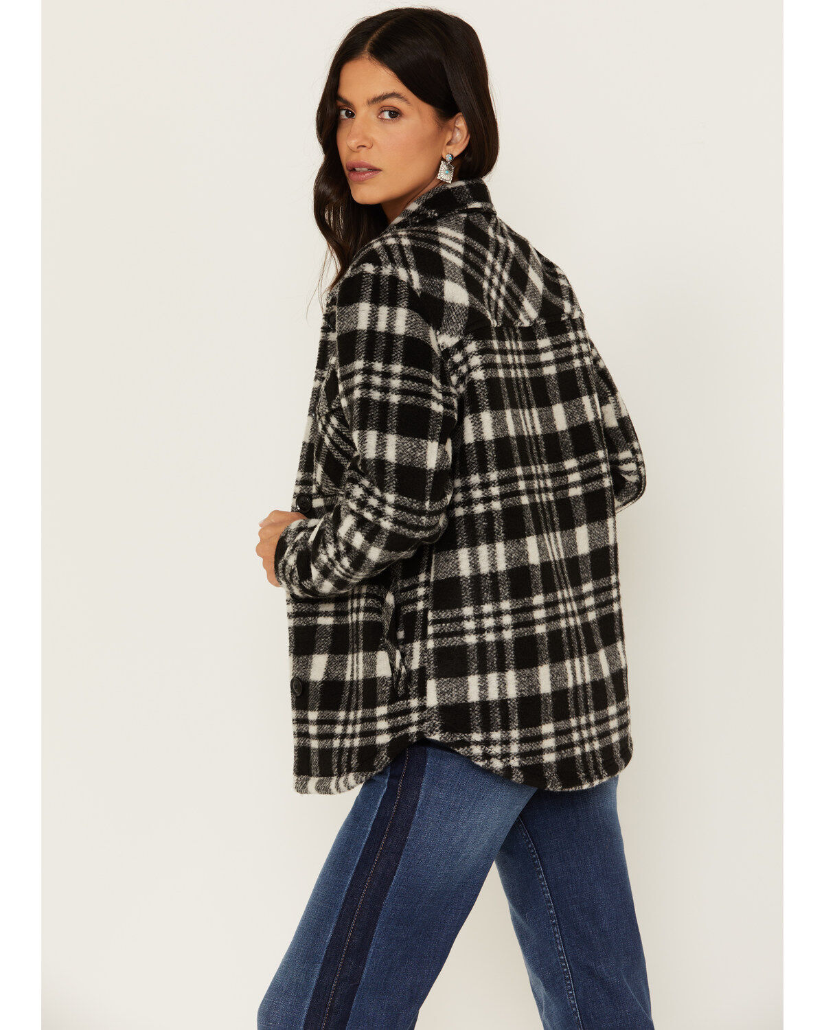 Idyllwind Women's Plaid Print Viola Fleece Shirt