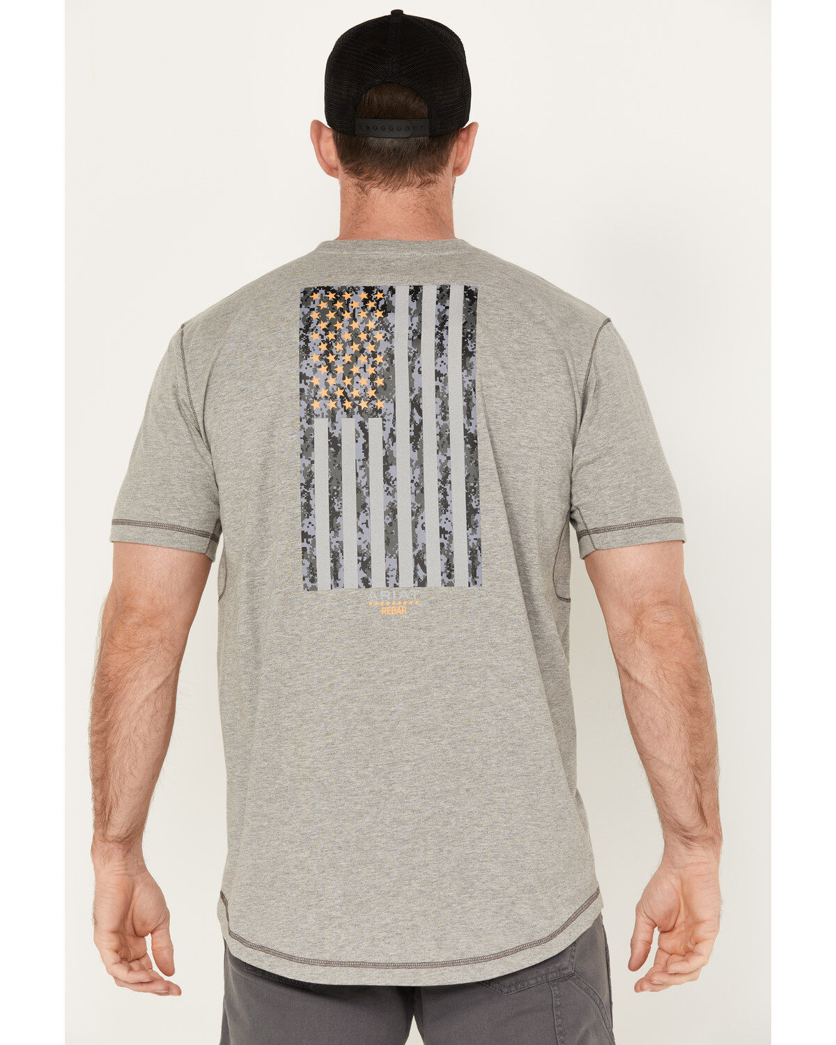 Ariat Men's Rebar Workman Reflective Flag Short Sleeve T-Shirt