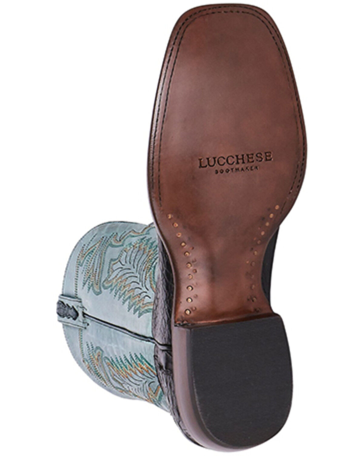 Lucchese Men's Exotic Caiman Western Boots - Broad Square Toe