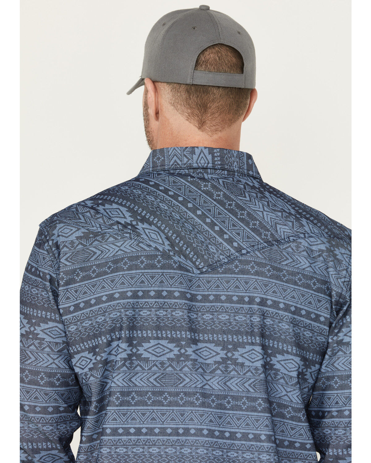 Cody James Men's FR Southwestern Print Lightweight Long Sleeve Snap Western Shirt