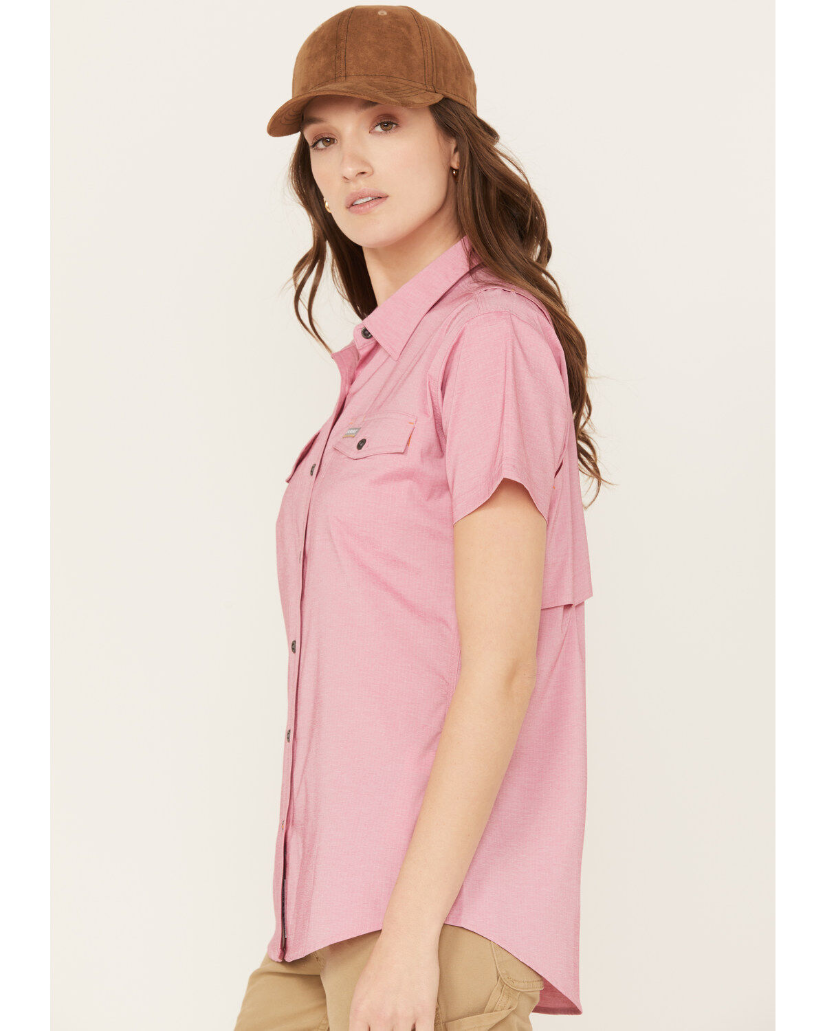 Ariat Women's Rebar VentTEK Short Sleeve Button Down Western Work Shirt