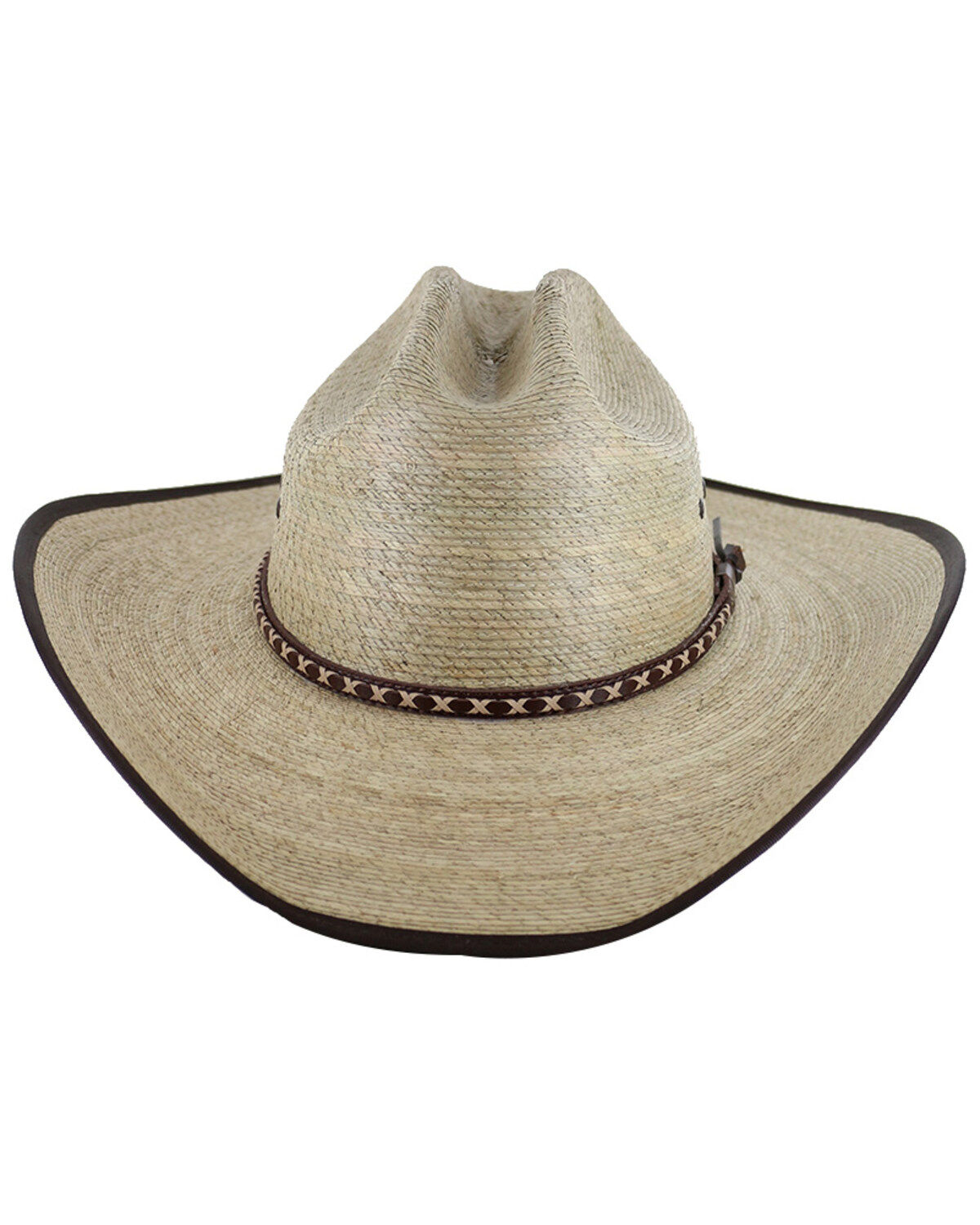 Cody James® Men's Brown Trimmed Straw Hat