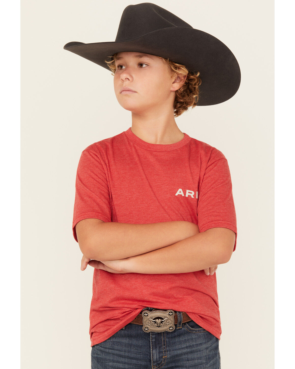 Ariat Boys' Flag Scope Logo Short Sleeve Graphic T-Shirt