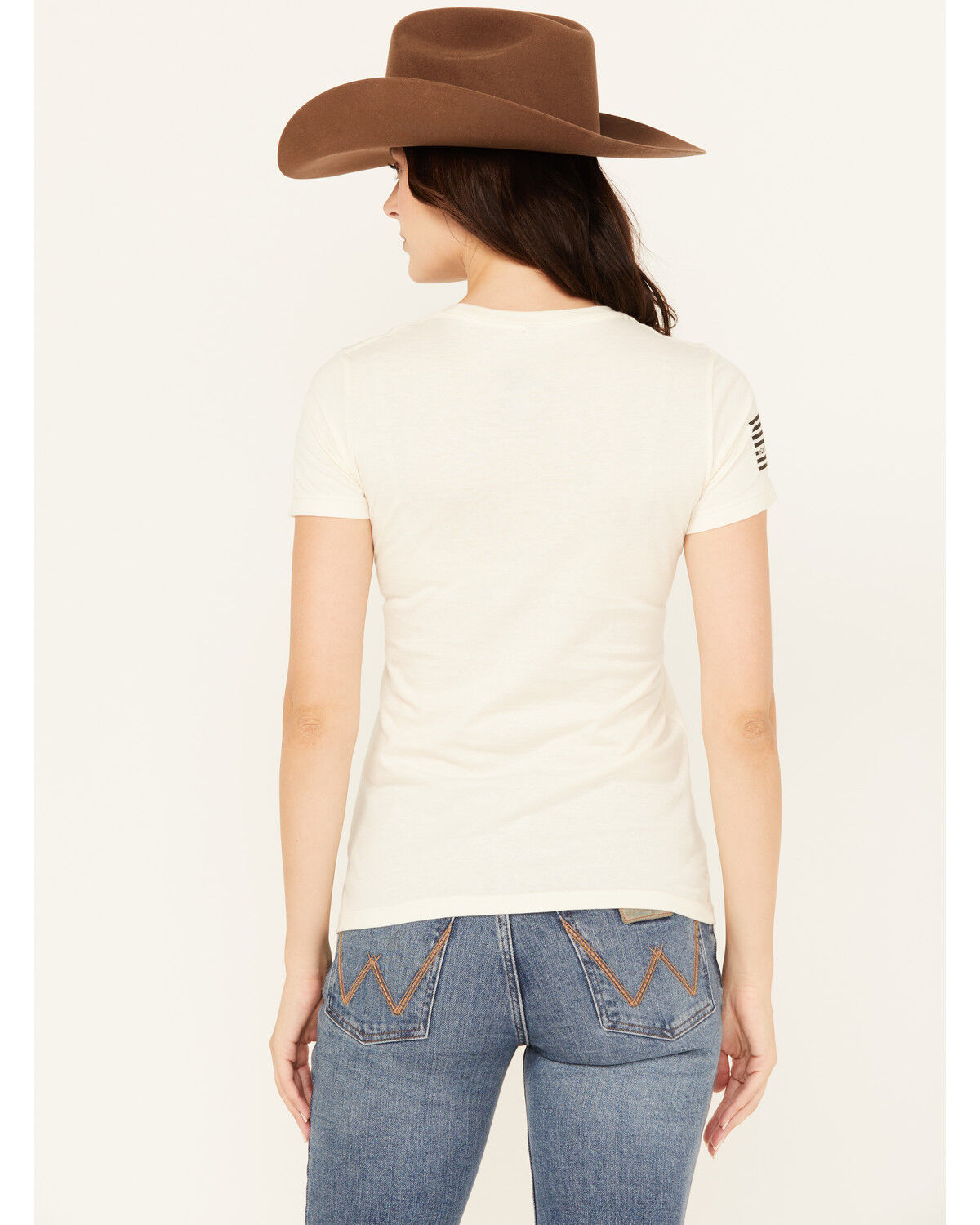 Howitzer Women's We The People Flag Short Sleeve Graphic Tee