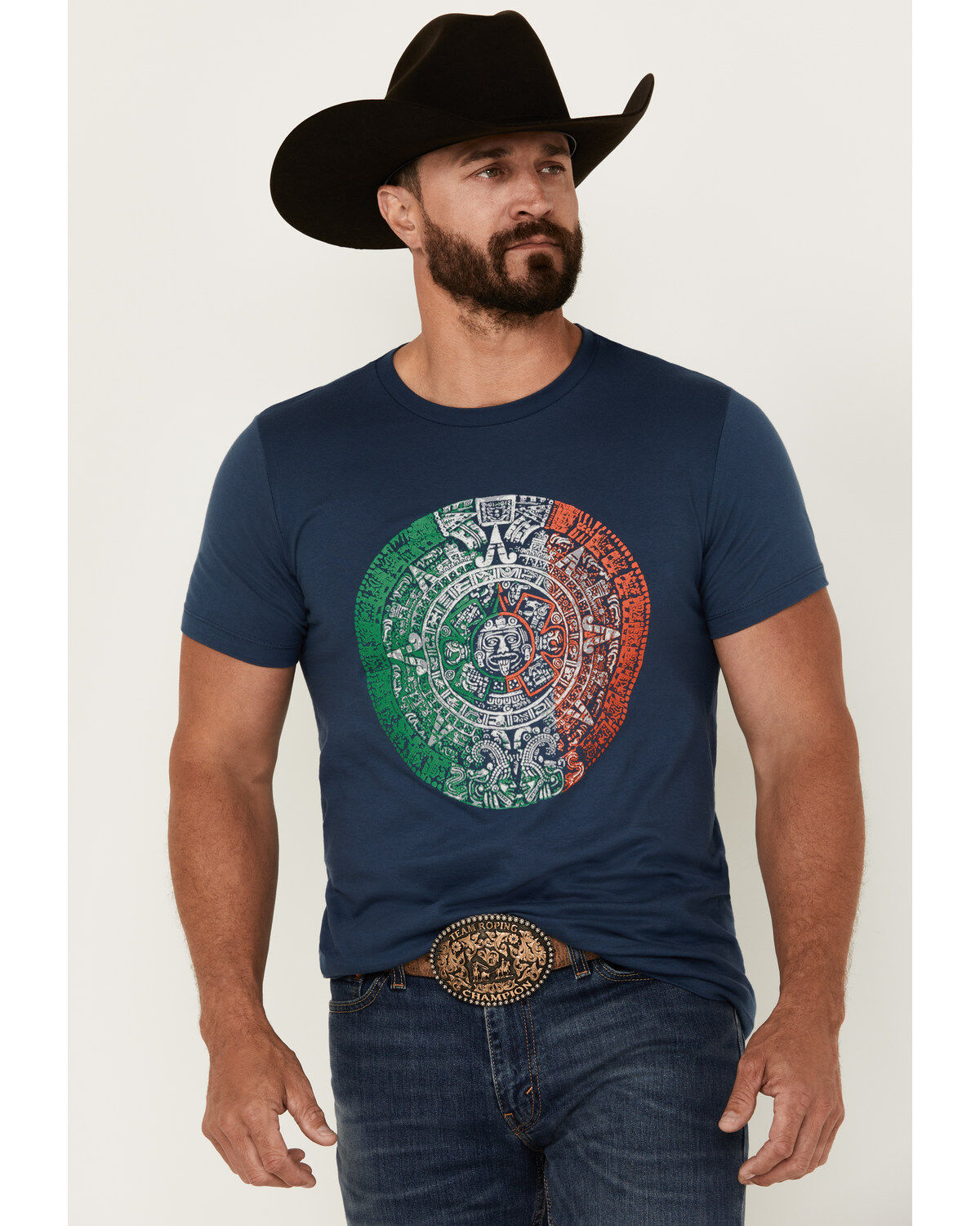 Cody James Men's TJ Mexico Emblem Short Sleeve Graphic T-Shirt
