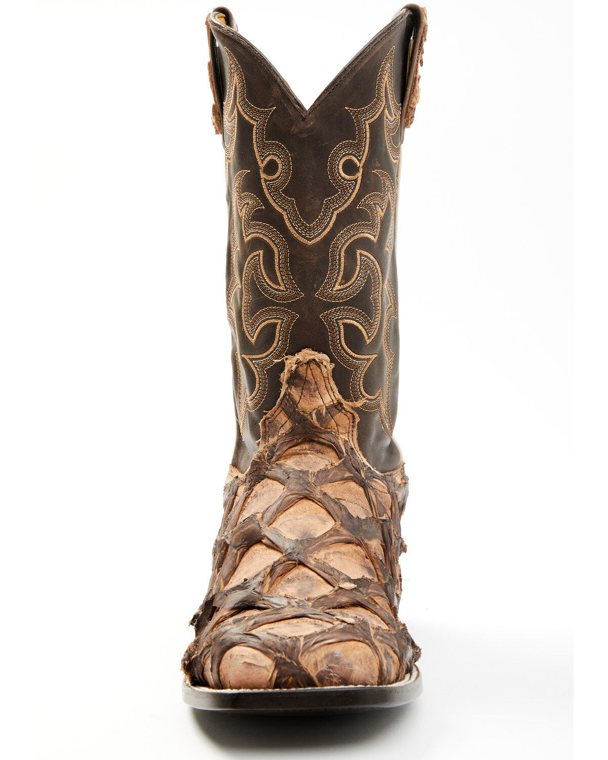 Cody James Men's Exotic Pirarucu Western Boots - Broad Square Toe
