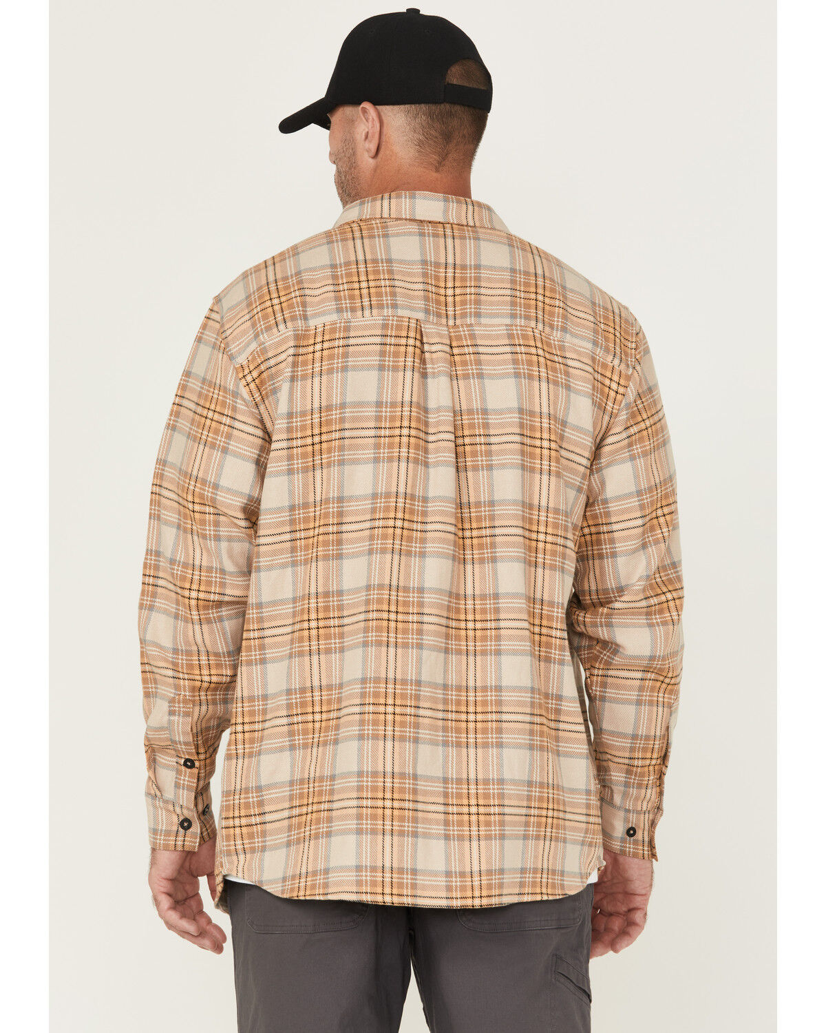 Thorogood Men's Plaid Print Heavyweight Brushed Flannel Long Sleeve Button-Down Shirt