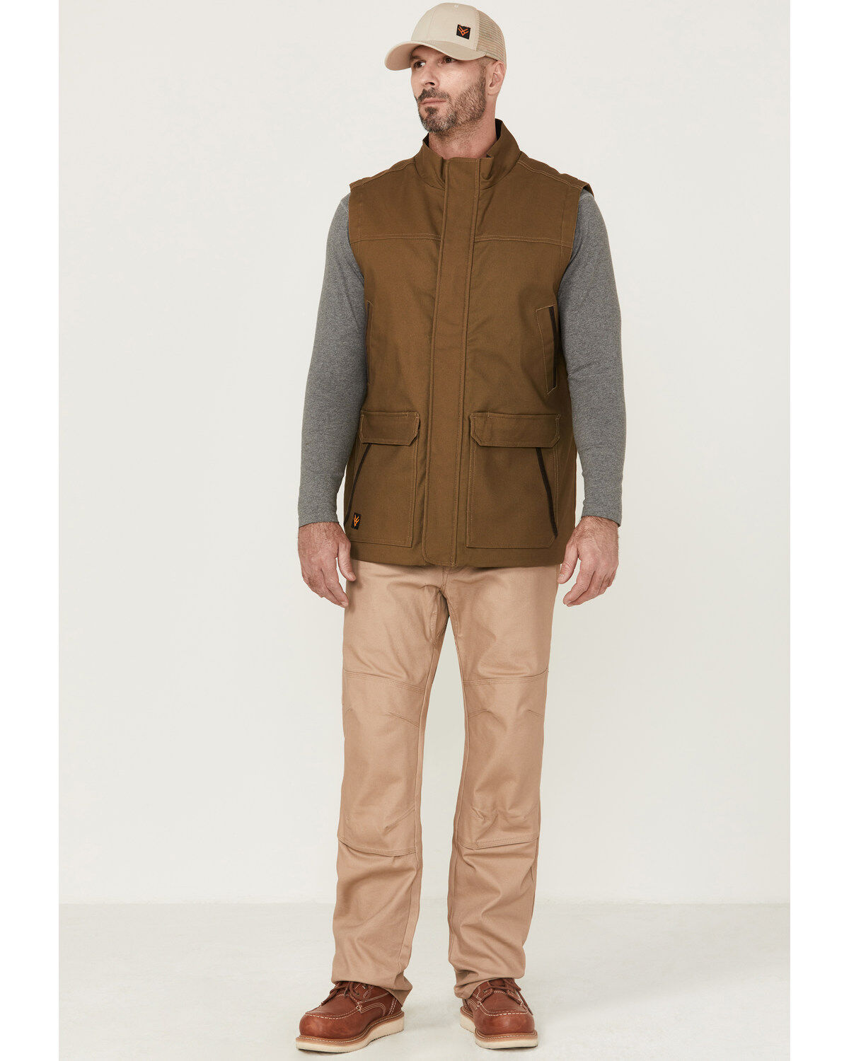 Hawx Men's Olive Tejon Insulated Stretch Work Vest