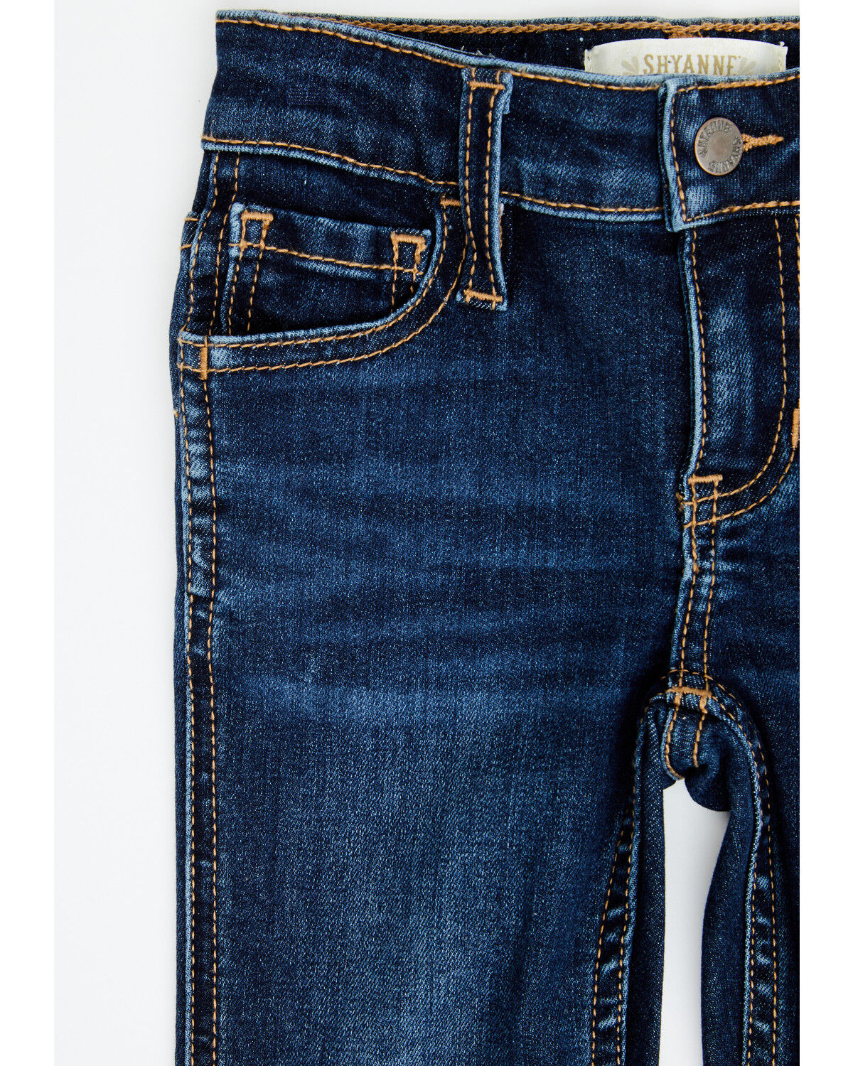 Shyanne Toddler Girls' Dark Wash Stretch Bootcut Riding Jeans