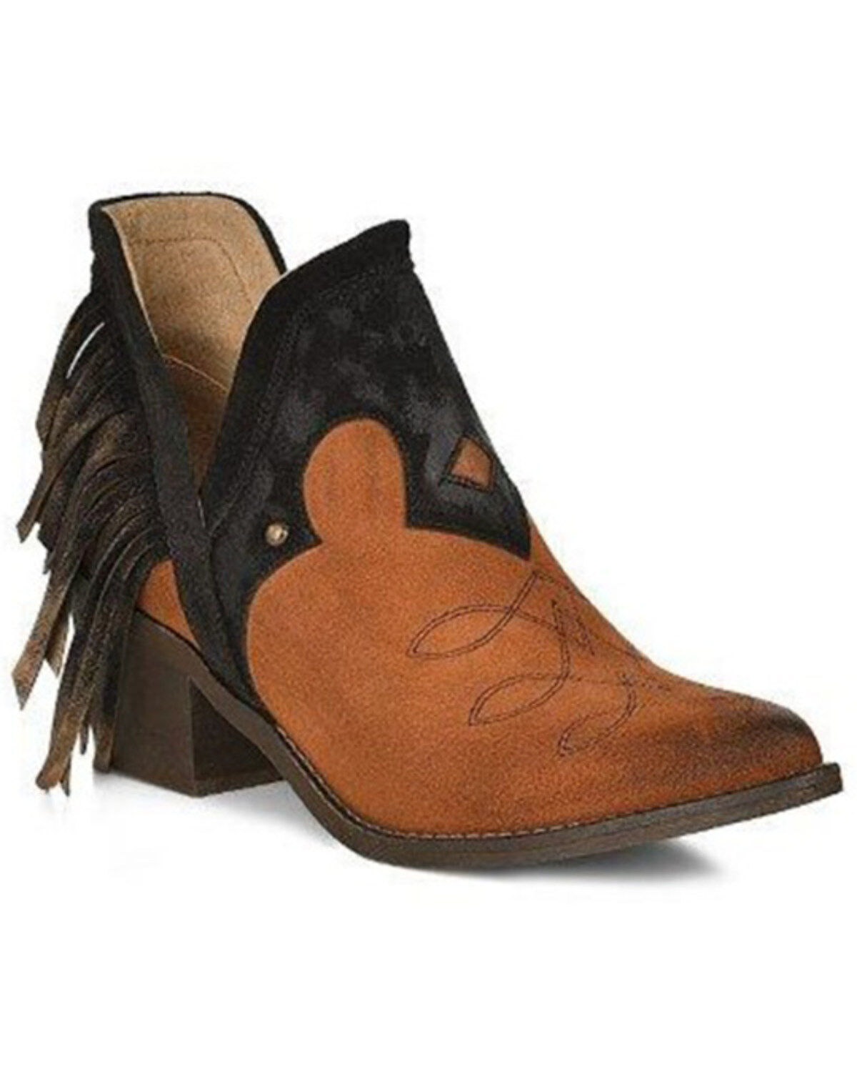 Circle G Women's LD Western Booties - Round Toe