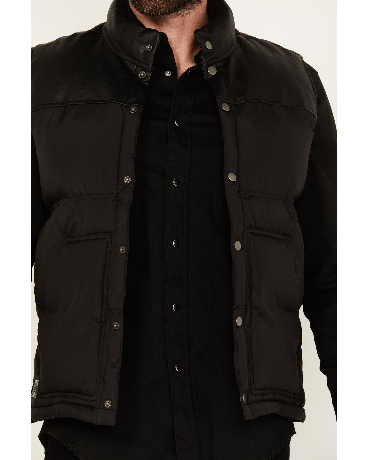 Moonshine Spirit Men's Snap Puffer Vest