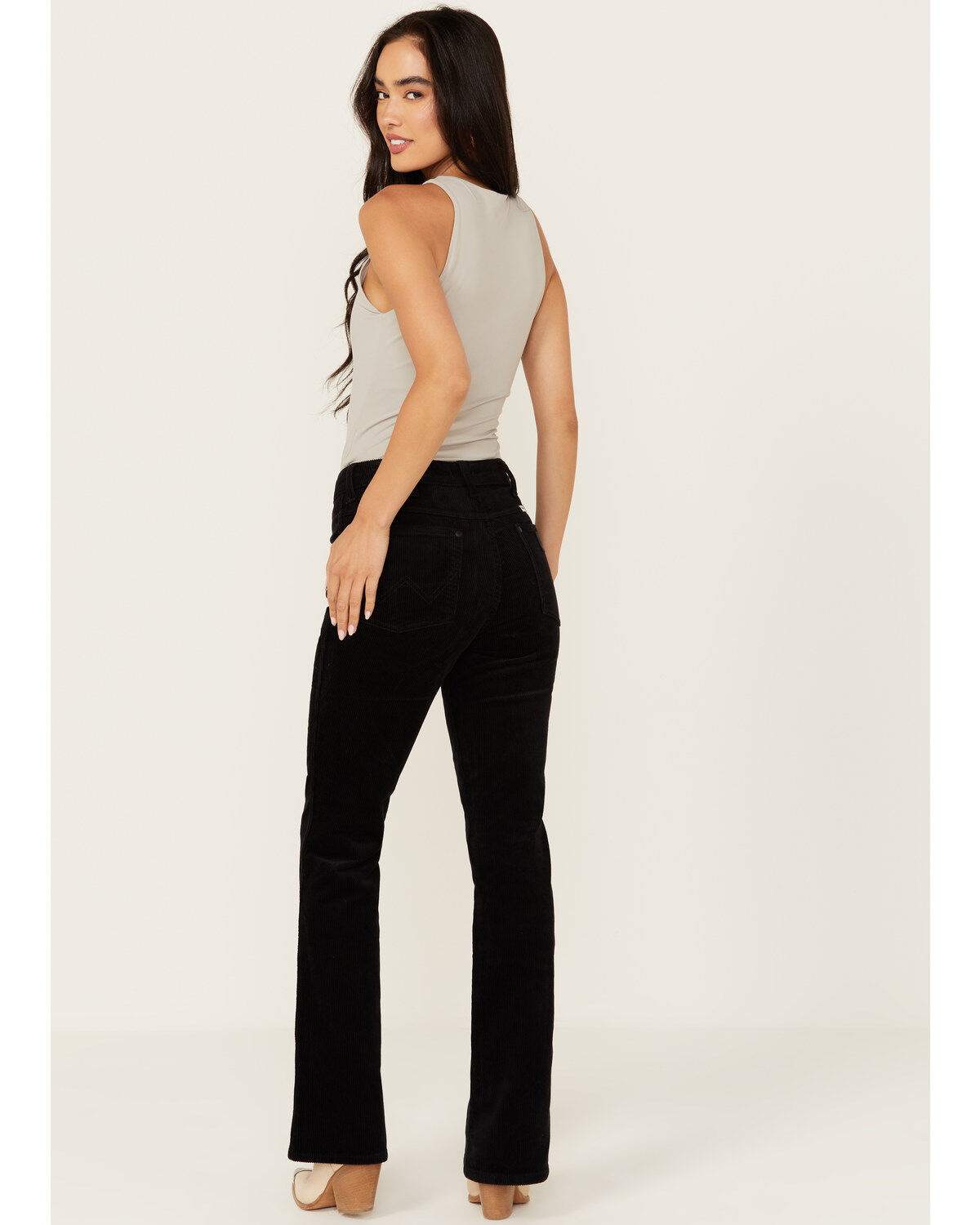 Wrangler Women's Westward 626 High Rise Stretch Corduroy Bootcut Jeans